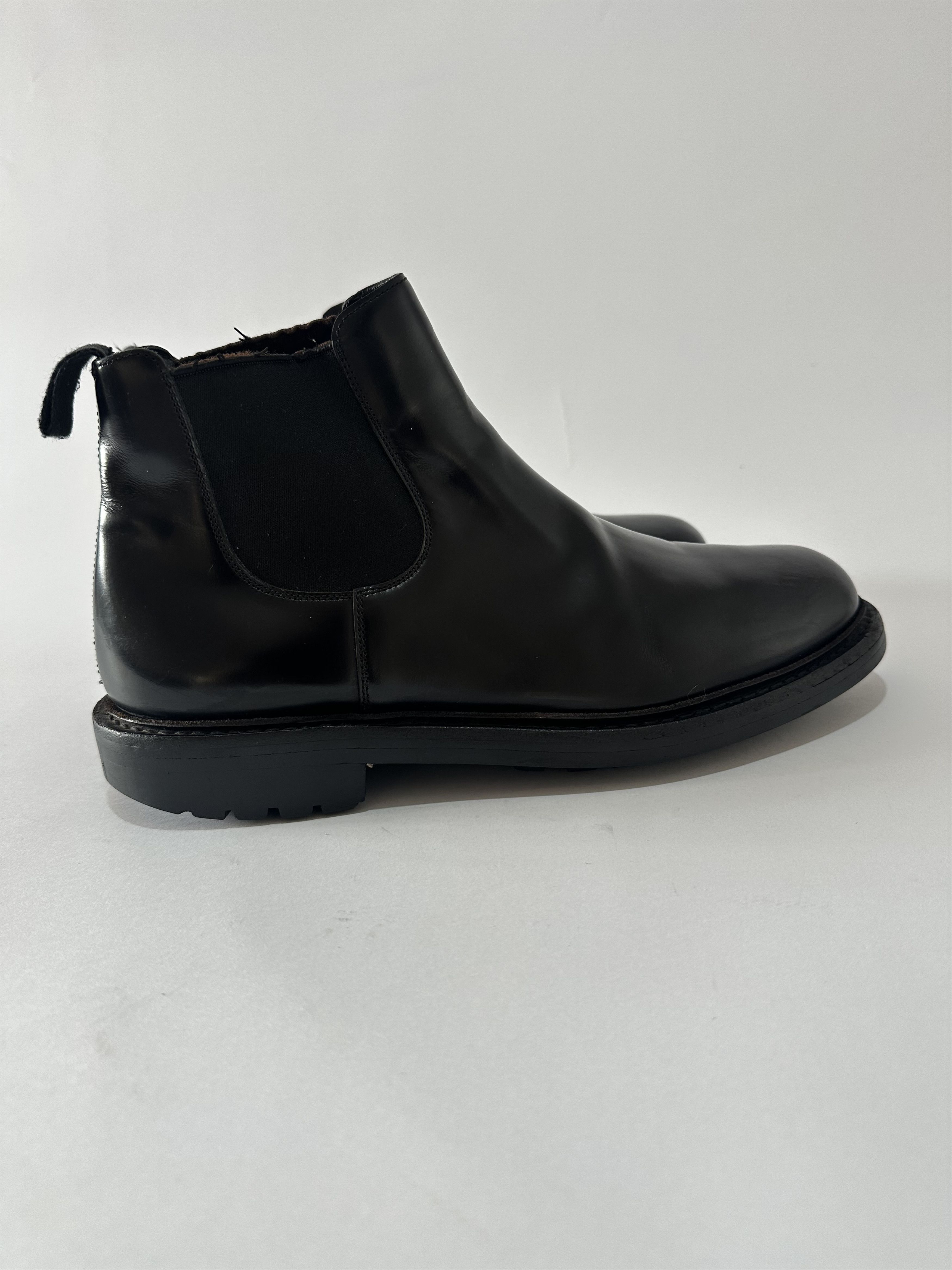 Prada PRADA Black Brushed leather Chelsea boots Size 8 UK/ 9 US Size US 9 / EU 42 - 5 Thumbnail
