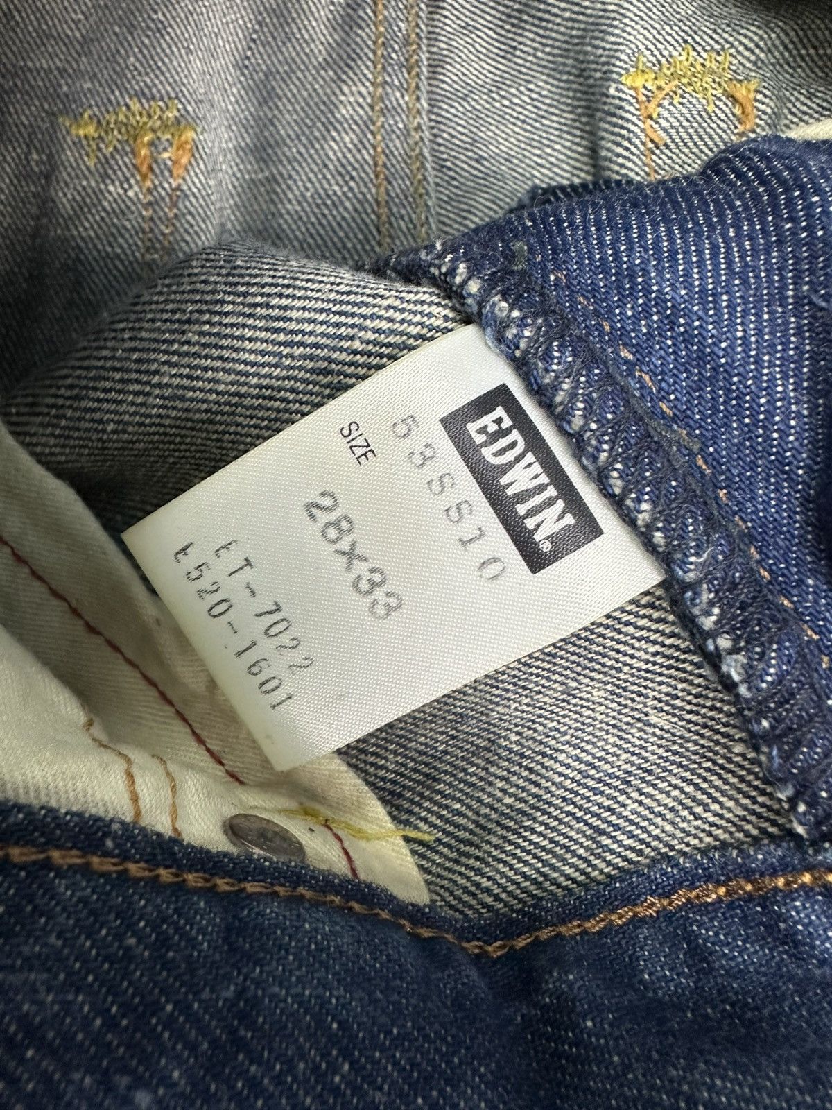 Edwin Vintage Edwin E Function Tapered Wideleg Denim 30x35 D787 Size US 30 / EU 46 - 18 Thumbnail