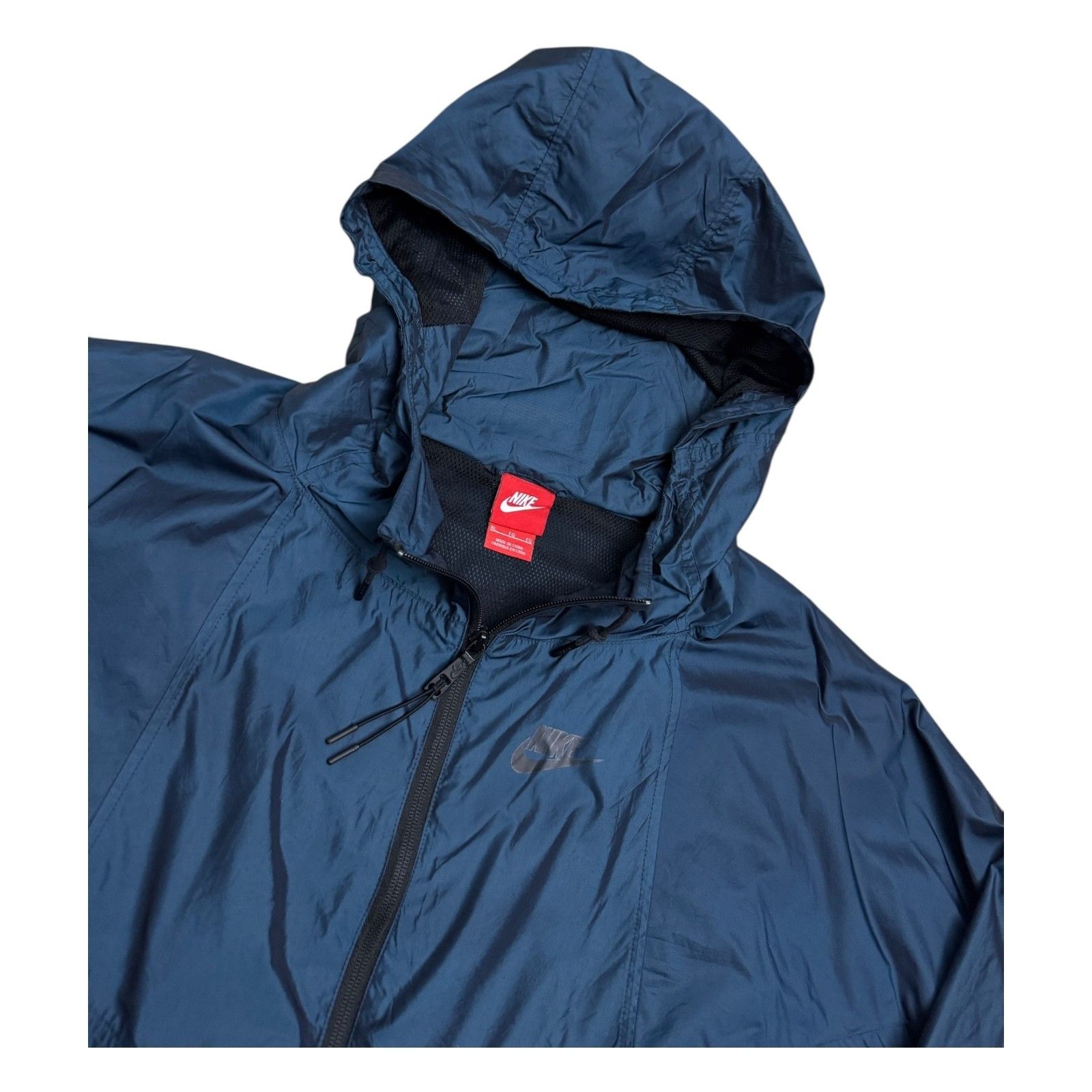 Nike NIKE Iridescent Blue Windbreaker Water Resistant Jacket XL Size XL / US 12-14 / IT 48-50 - 3 Thumbnail