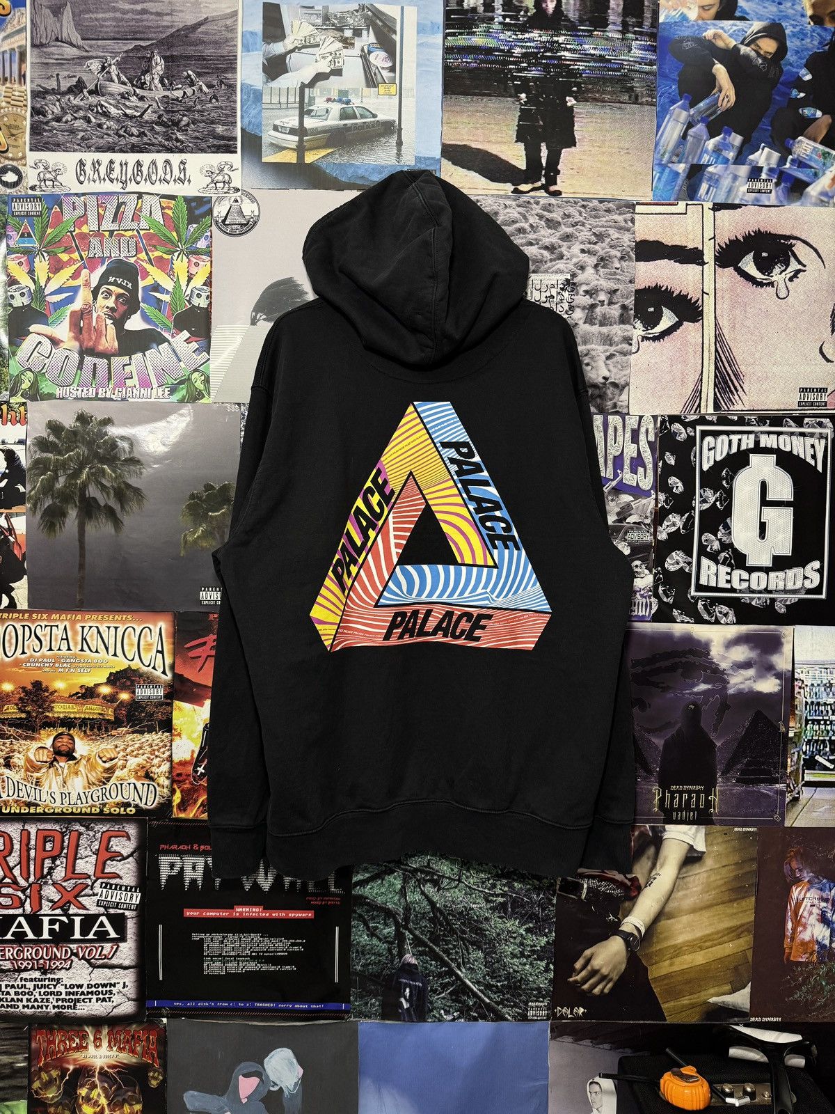 Palace Tri-Mesh Hood Black Tri-ferg Logo | eBay