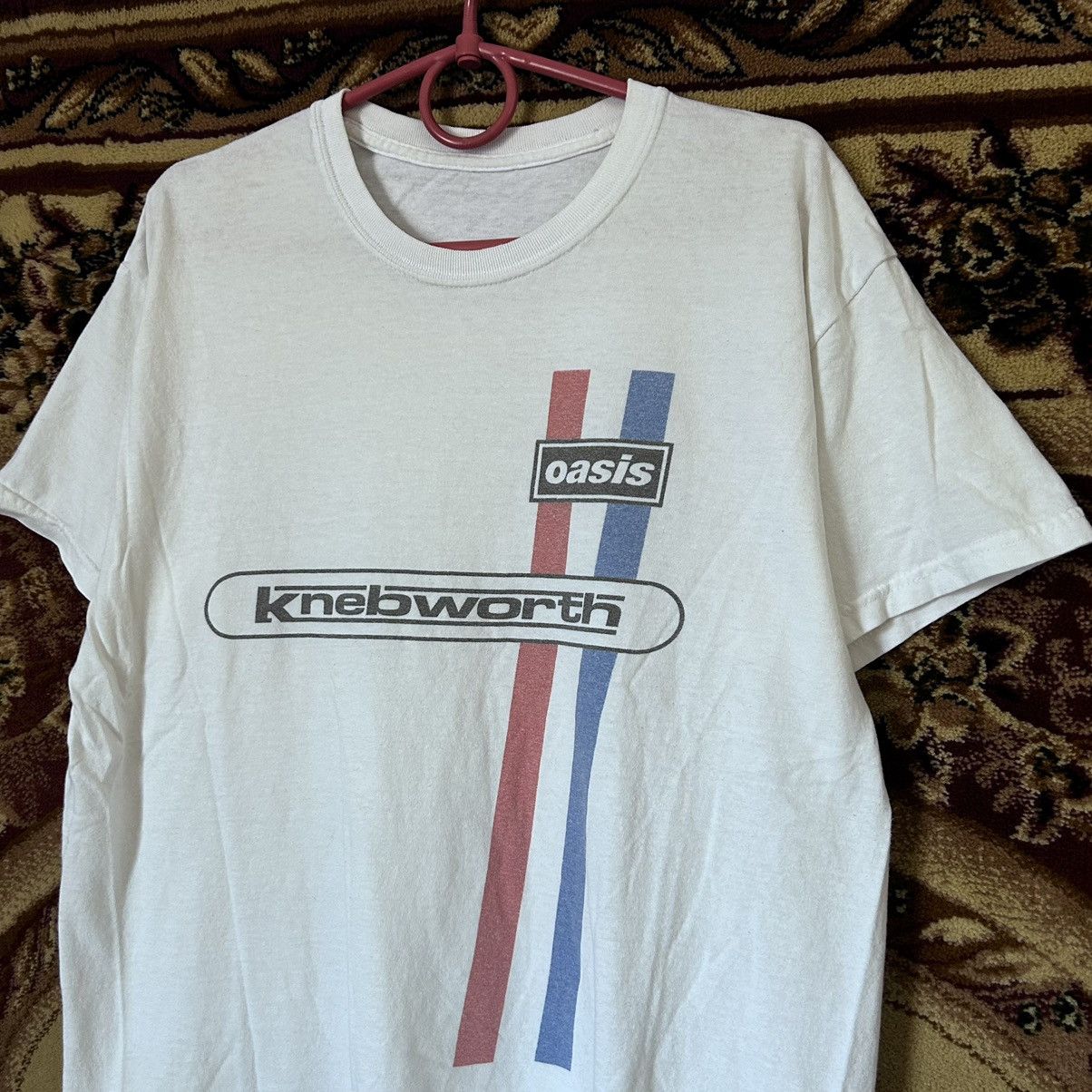 Band Tees Vintage Oasis Knebworth 90s Band Rock Tee Size US M / EU 48-50 / 2 - 2 Thumbnail