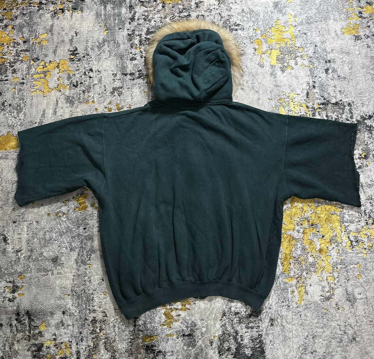 20471120 DISTRESSED HOMELESS FUR ZIP HOODIE IF SIX WAS NINE LGB STYLE Size US XXL / EU 58 / 5 - 5 Thumbnail