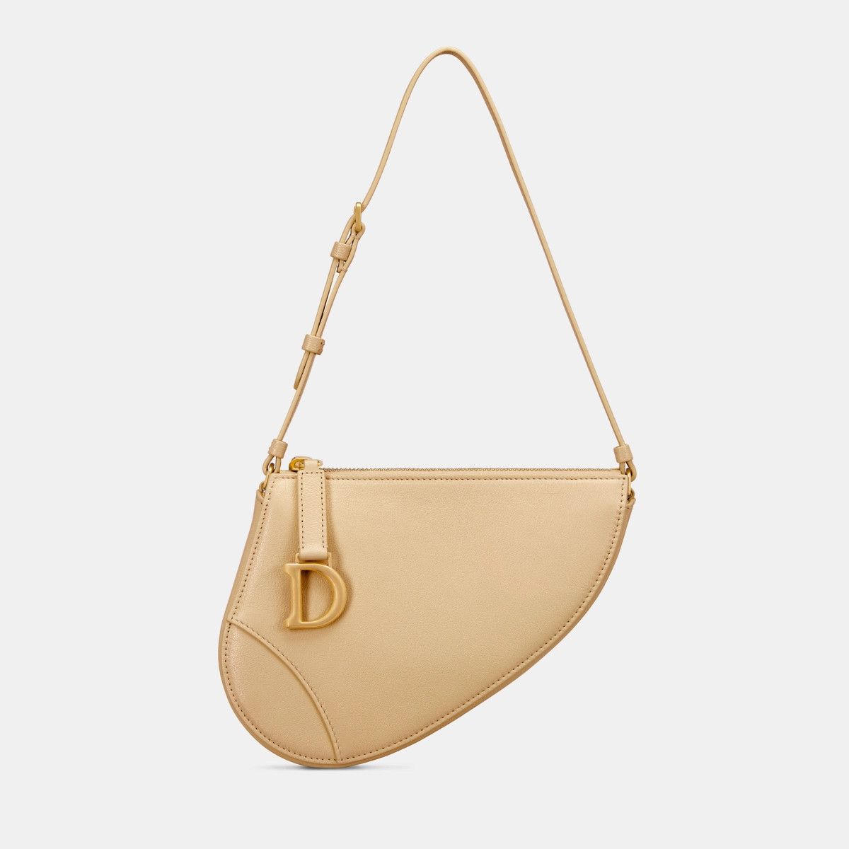 Dior o1bcso1str0226 Size:OS/ Saddle Rodeo Pouch in Pastel Yellow Size ONE SIZE - 1 Thumbnail
