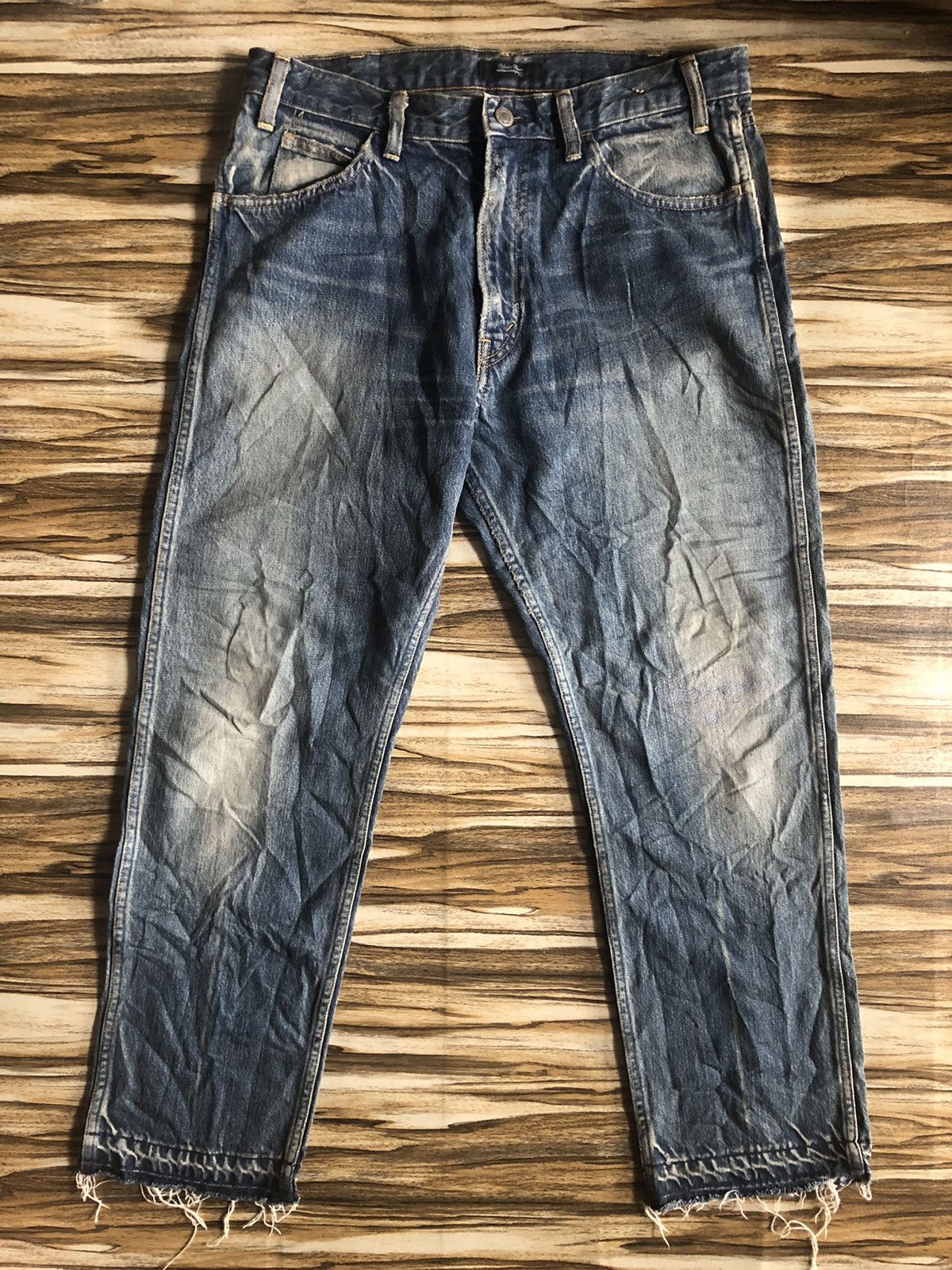 Undercover Grail🔥Undercover Processing Straight Pants distressed denim Size US 34 / EU 50 - 2 Thumbnail