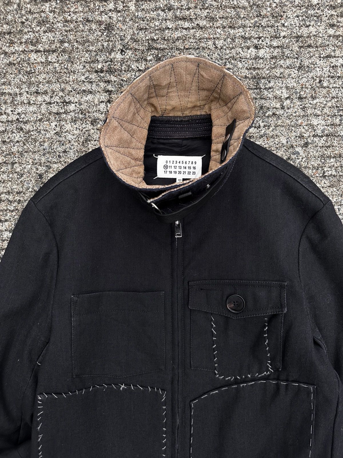 Maison Margiela Maison Margiela Surgery Stitch Military Black Jacket Size US M / EU 48-50 / 2 - 5 Thumbnail