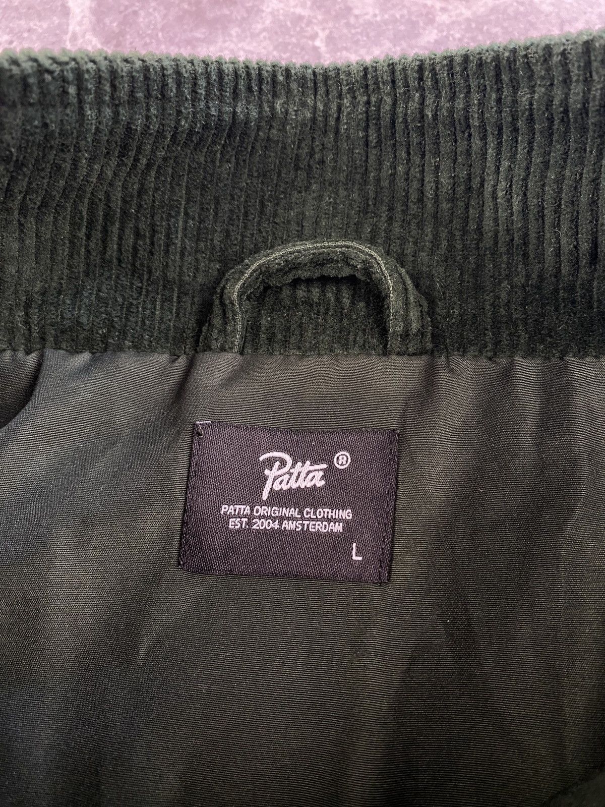 Patta Patta Green Corduroy Jacket with Two Front Pocket Size: L Size US L / EU 52-54 / 3 - 3 Thumbnail