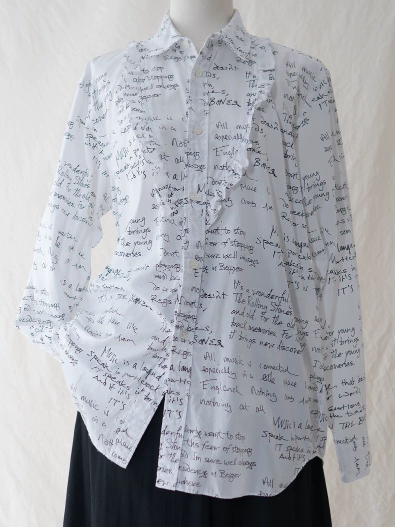 Comme des Garcons Comme Des Garcons Rolling Stones Poems Handwritten English Size S / US 4 / IT 40 - 1 Thumbnail