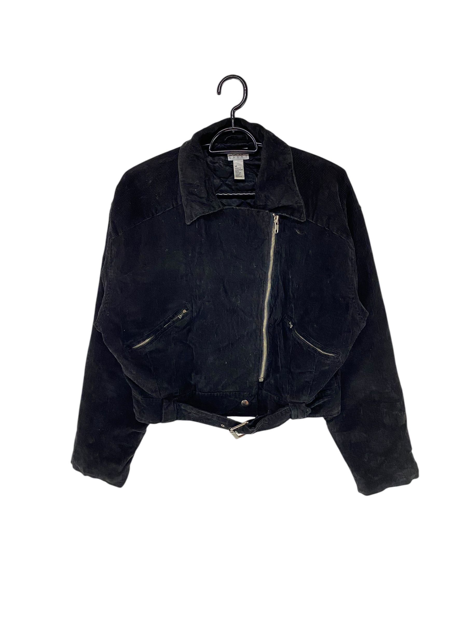Esprit × Vintage 90s Esprit double collar corduroy cropped jacket Size M / US 6-8 / IT 42-44 - 2 Thumbnail