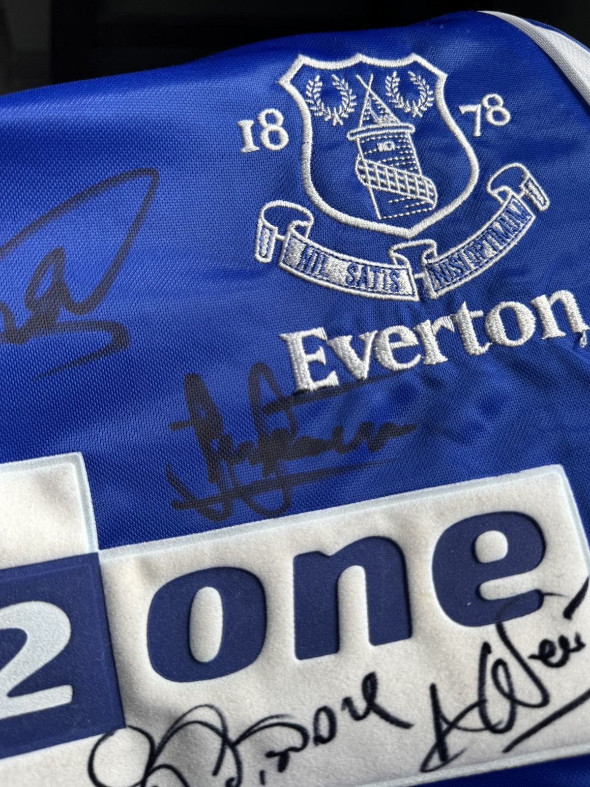 Puma ❗️WITH AUTOGRAPHS❗️Vintage Puma Everton 2000-02 Jersey Size US M / EU 48-50 / 2 - 17 Thumbnail