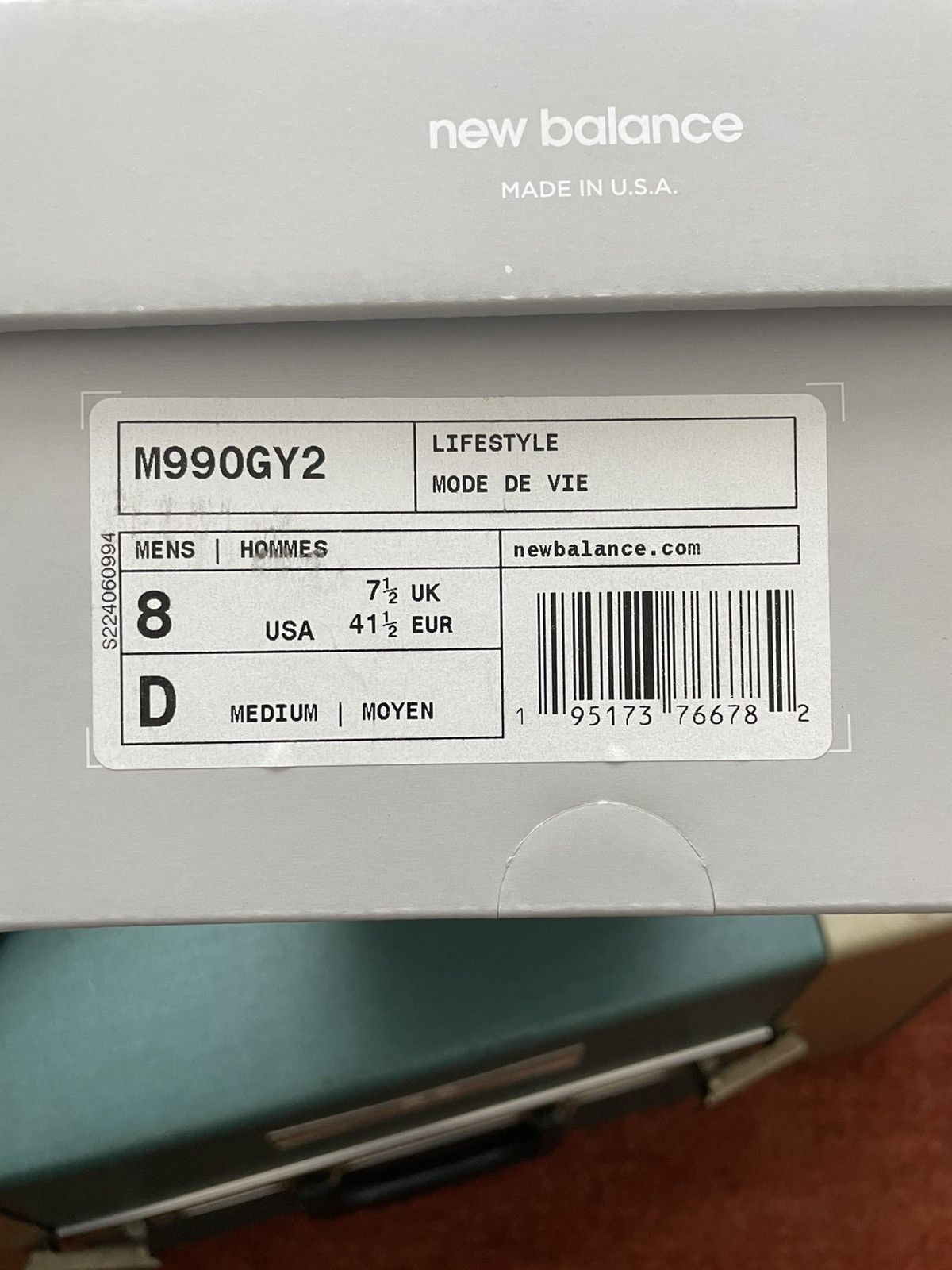 New Balance New Balance classic 990 M990GY2 8M Size US 8 / EU 41 - 7 Thumbnail