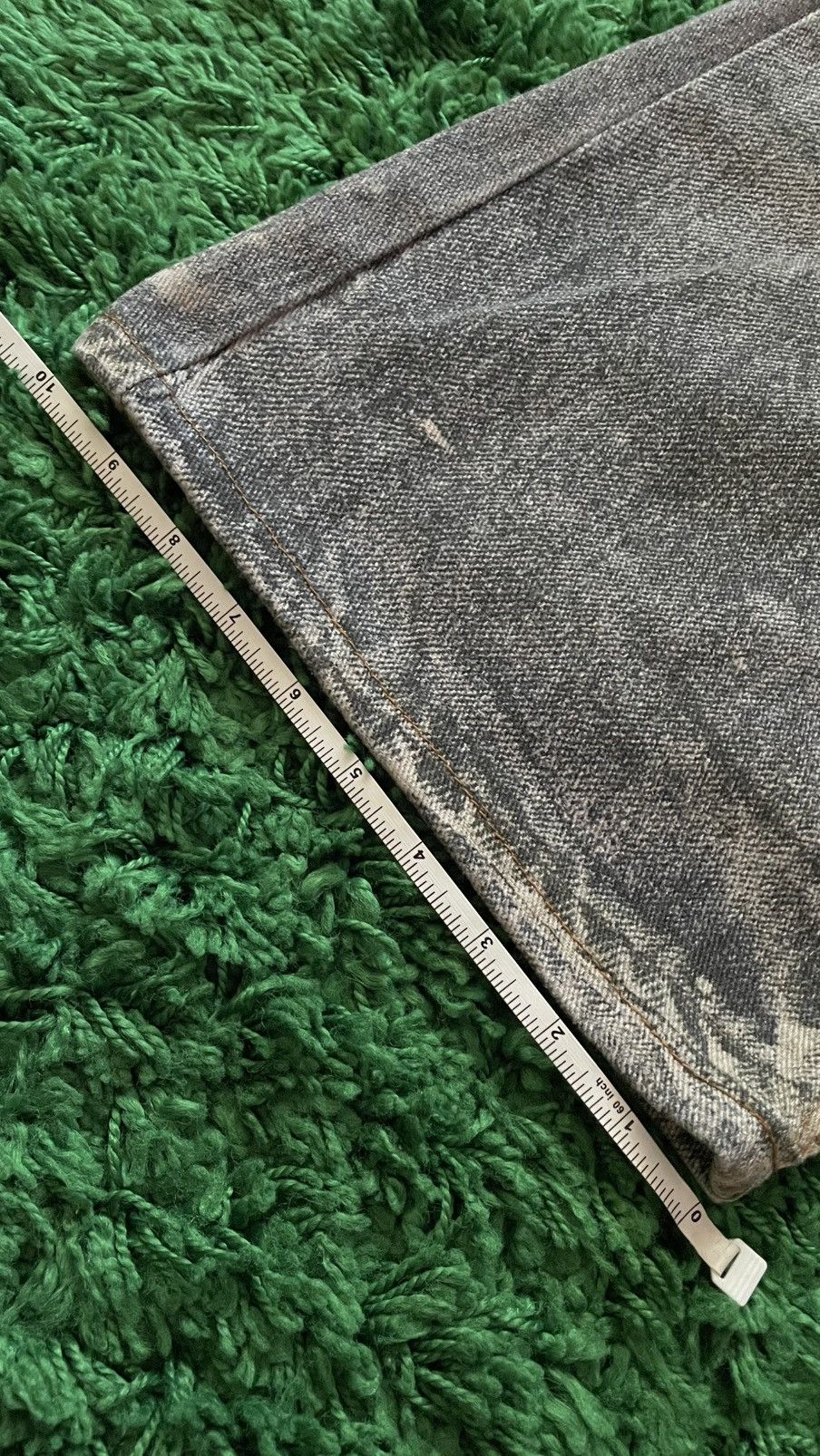Vintage Chain painted denim barrel Ansley printed acne y2k Size US 32 / EU 48 - 6 Thumbnail