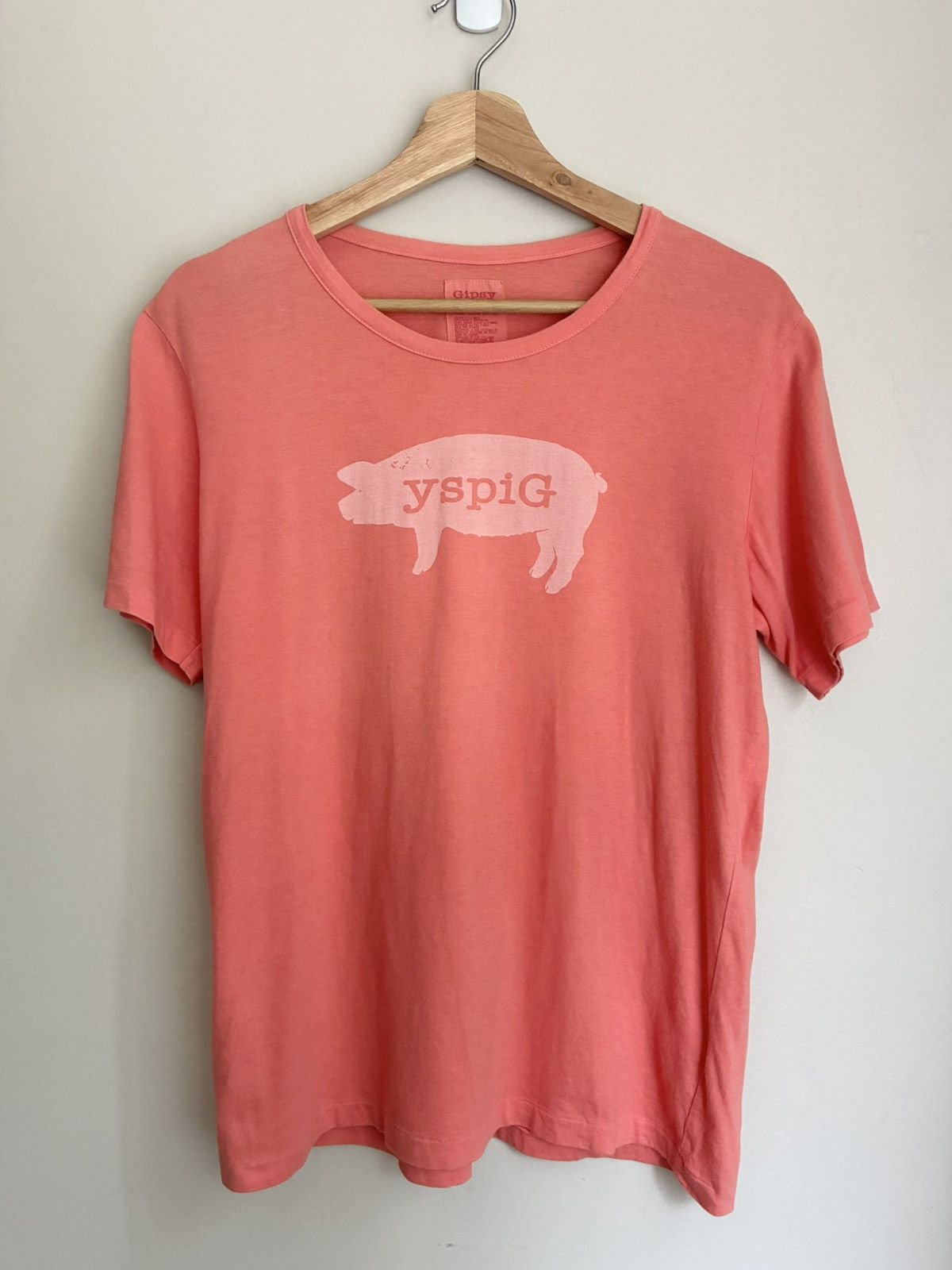 Yohji Yamamoto Yohji Yamamoto Y’s GIPSY Pig Logo Tee Size US M / EU 48-50 / 2 - 10 Thumbnail