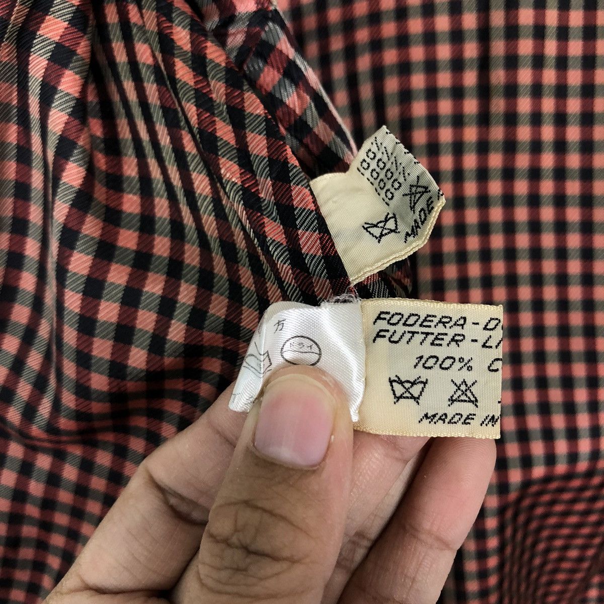Herno 🔥Vintage Long Fly Coats Jacket Herno Italy Tartan Lining Size US M / EU 48-50 / 2 - 18 Thumbnail