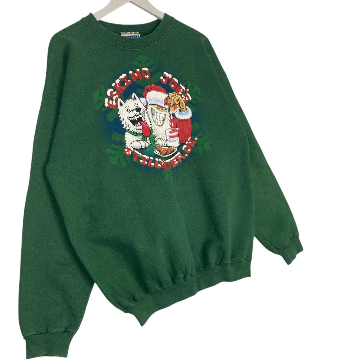 Other Vintage Hanes Republic Graphic Crewneck Sweatshirt Green Size US L / EU 52-54 / 3 - 3 Thumbnail
