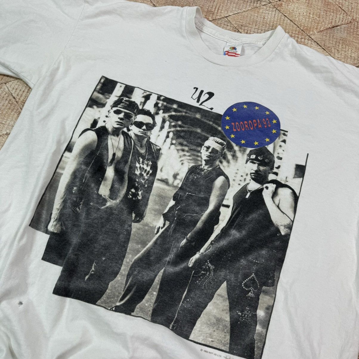 Band Tees × Vintage Vintage U2 Zooropa 1993 Europe Tour Single Stitch XL 90s Size US XL / EU 56 / 4 - 13 Thumbnail