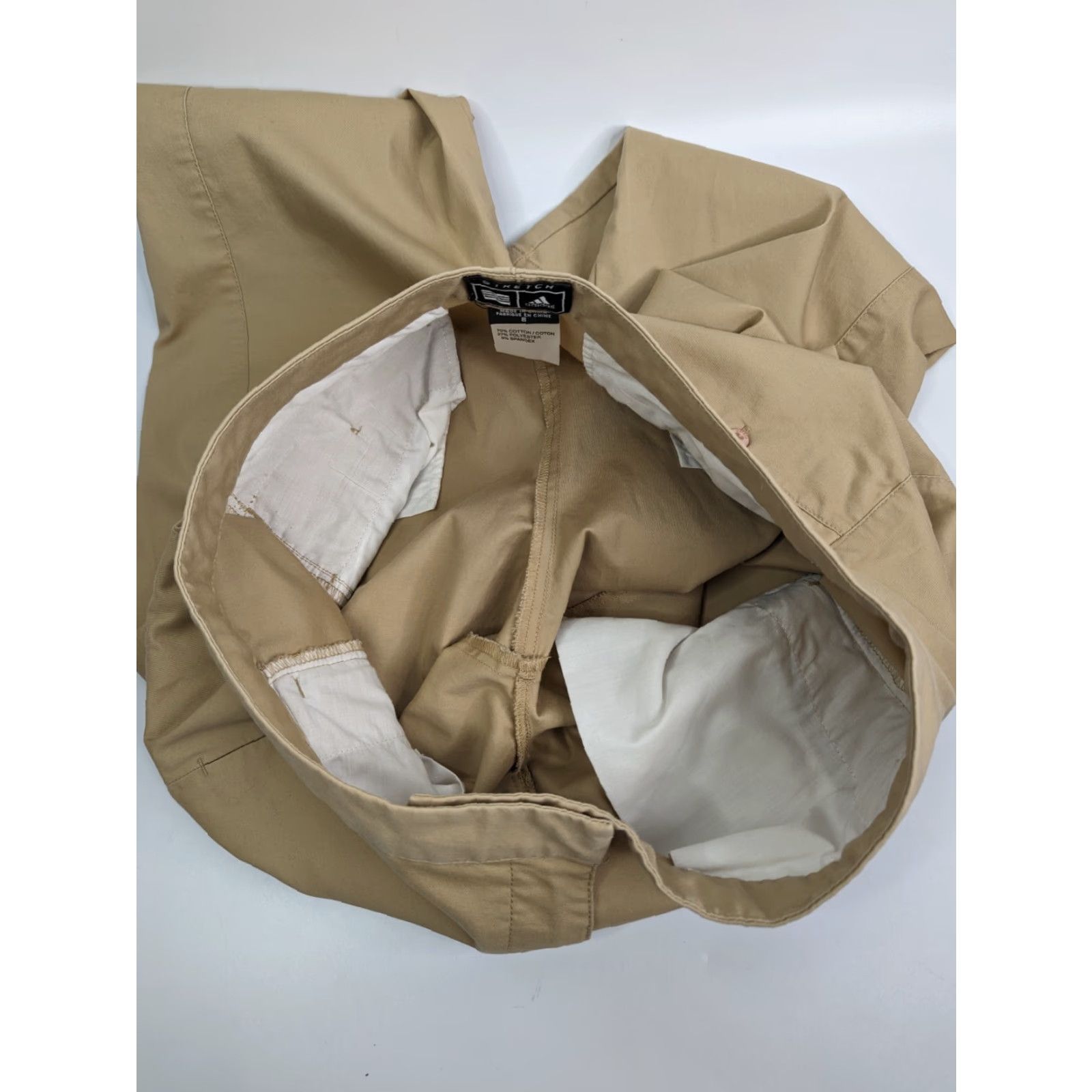 Adidas Adidas Womens 8 Lightweight Tan Beige Capri Crop Pants Golf Ladies Size 30" / US 8 / IT 44 - 7 Thumbnail