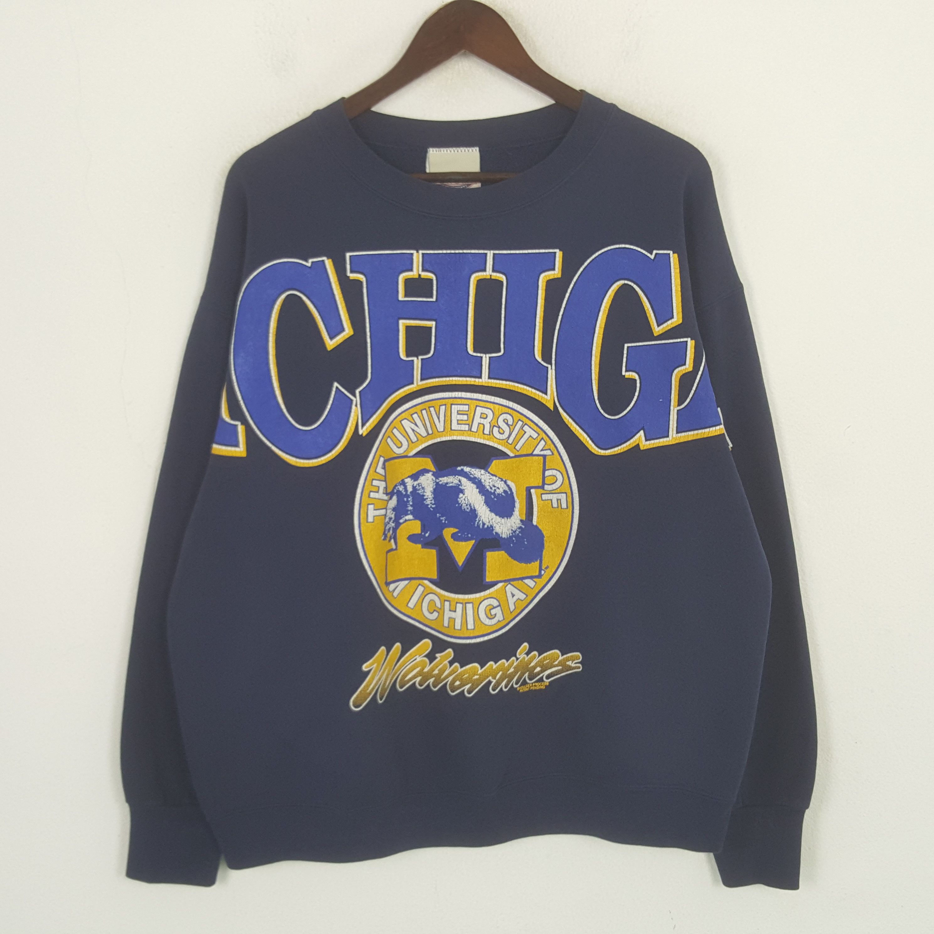 Sonoma Vintage University Chicago Michigan Sweatshirt Size US L / EU 52-54 / 3 - 1 Thumbnail
