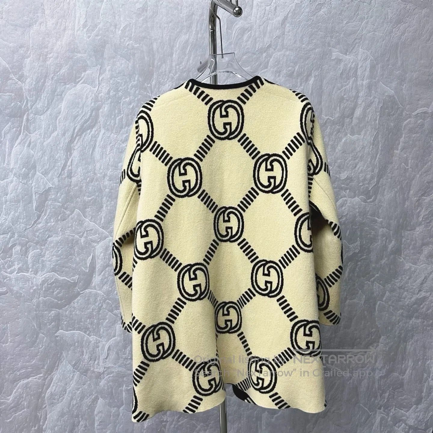 Gucci gucci double g monogram reversible coat. Size L / US 10 / IT 46 - 2 Thumbnail