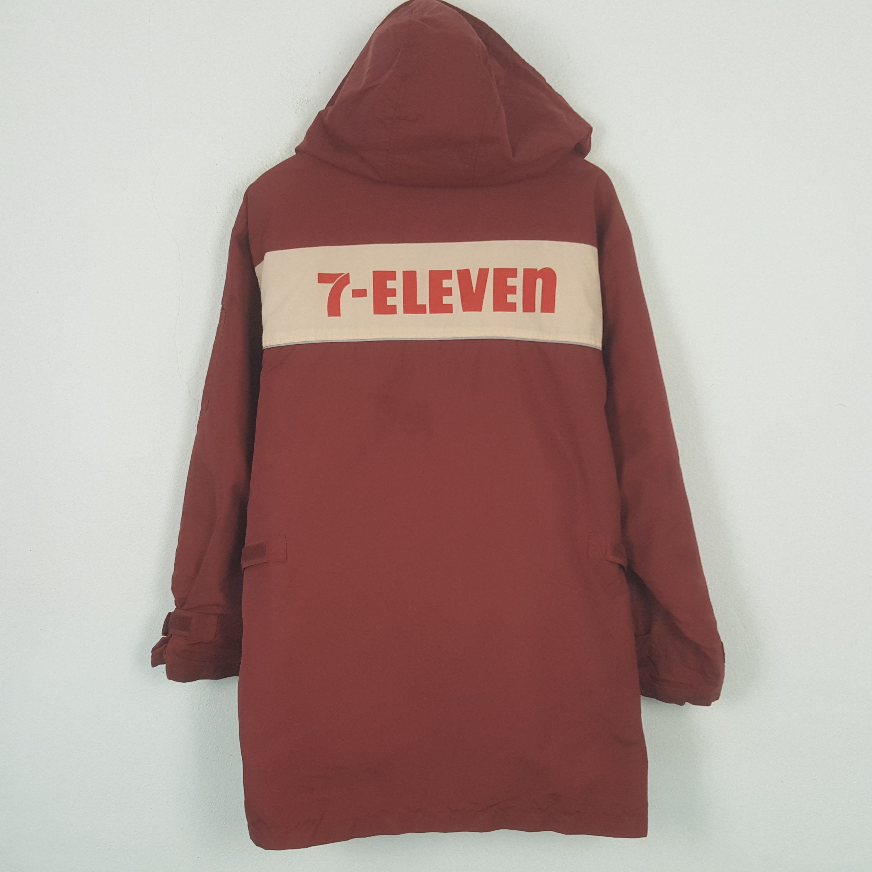 Japanese Brand Vintage 7 Eleven Worker Winter Jacket Hoodie Size US L / EU 52-54 / 3 - 1 Thumbnail