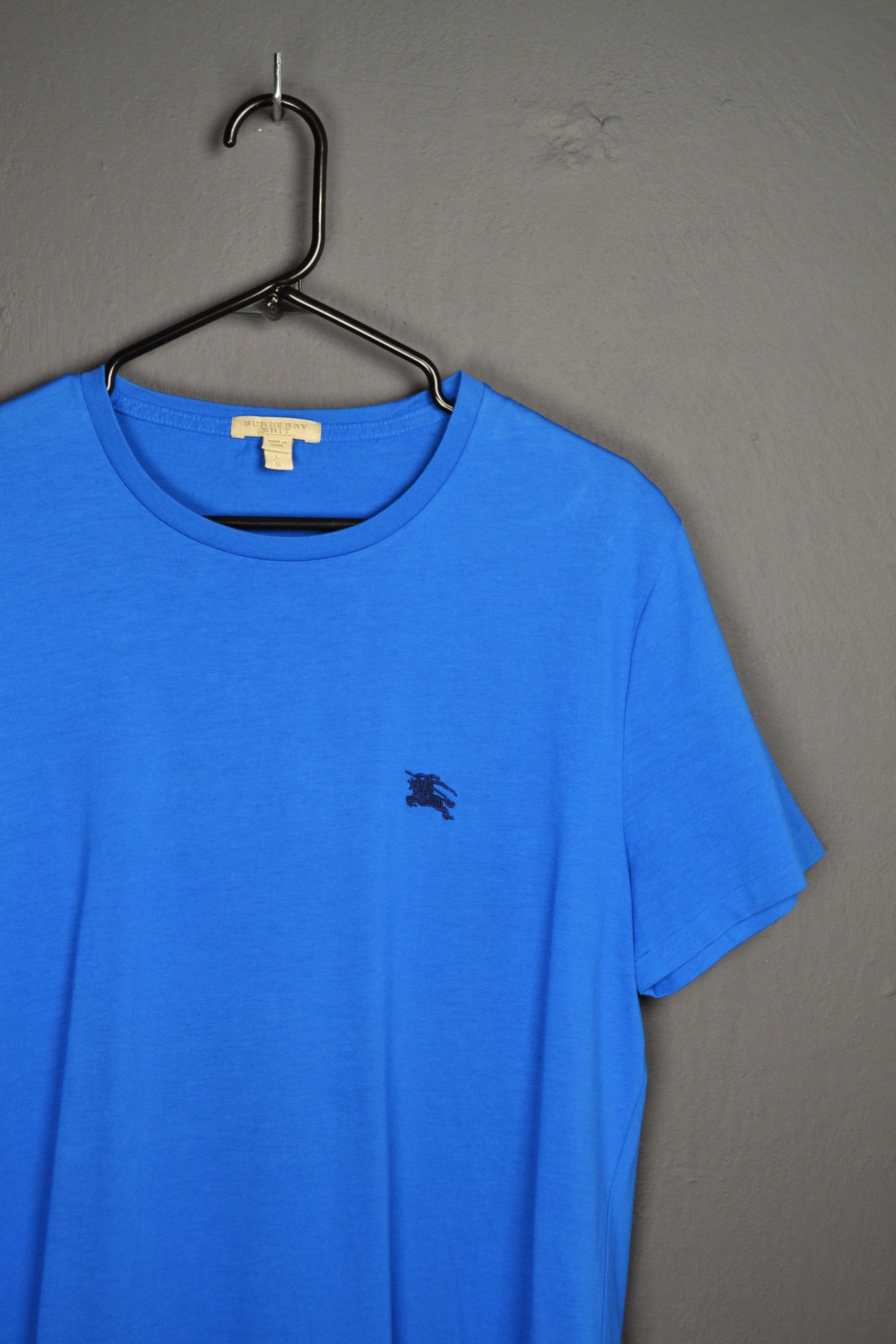 Tシャツ・カットソー BURBERRY Men T Shirts 8072008 TEMPAHB3590 Blue Burberry BURBERRY Men T-Shirts 8072008 TEMPAHB3590 Blue