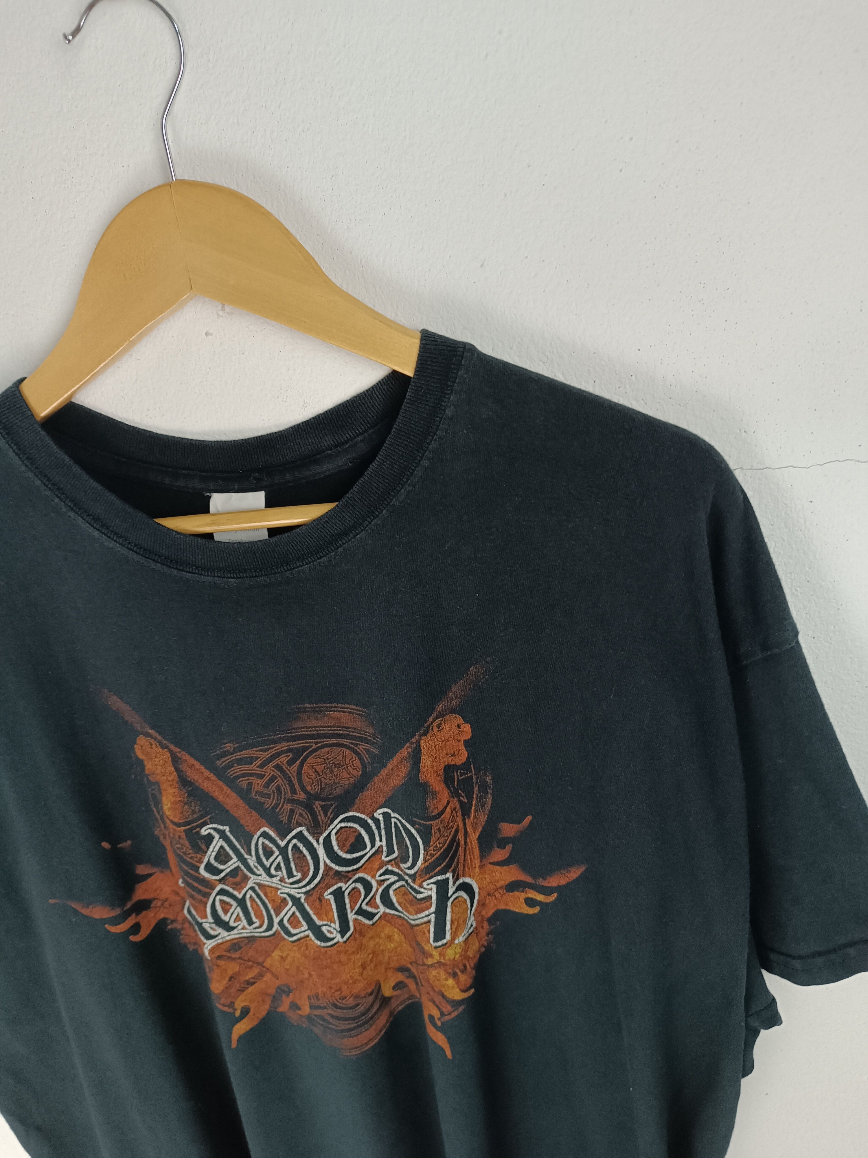 Band Tees VINTAGE AMON AMARTH 'VIKING HORDE' TEE (ghost arch opeth) Size US XL / EU 56 / 4 - 8 Thumbnail