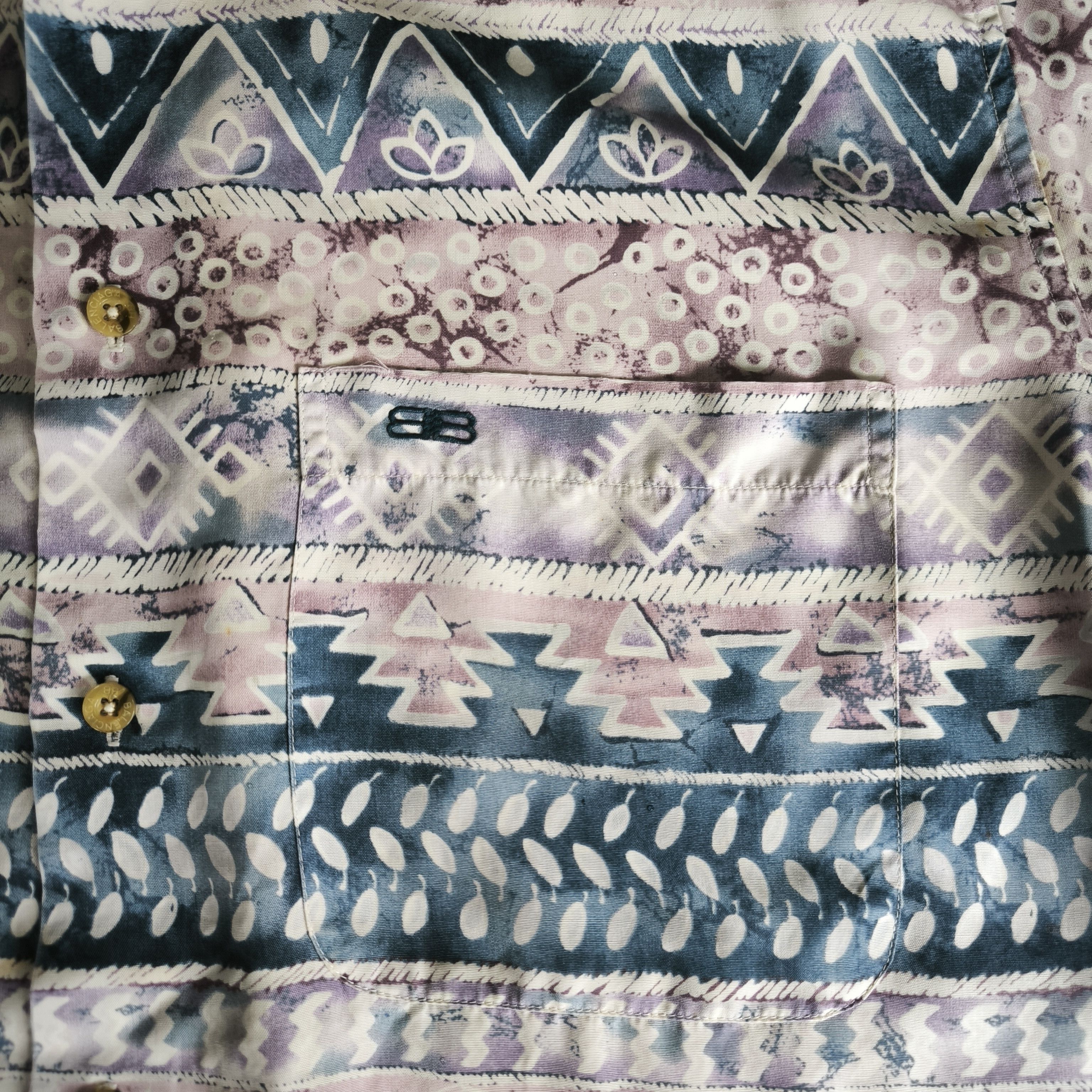 Balenciaga Vintage Balenciaga Pattern Shirt Size US S / EU 44-46 / 1 - 4 Thumbnail