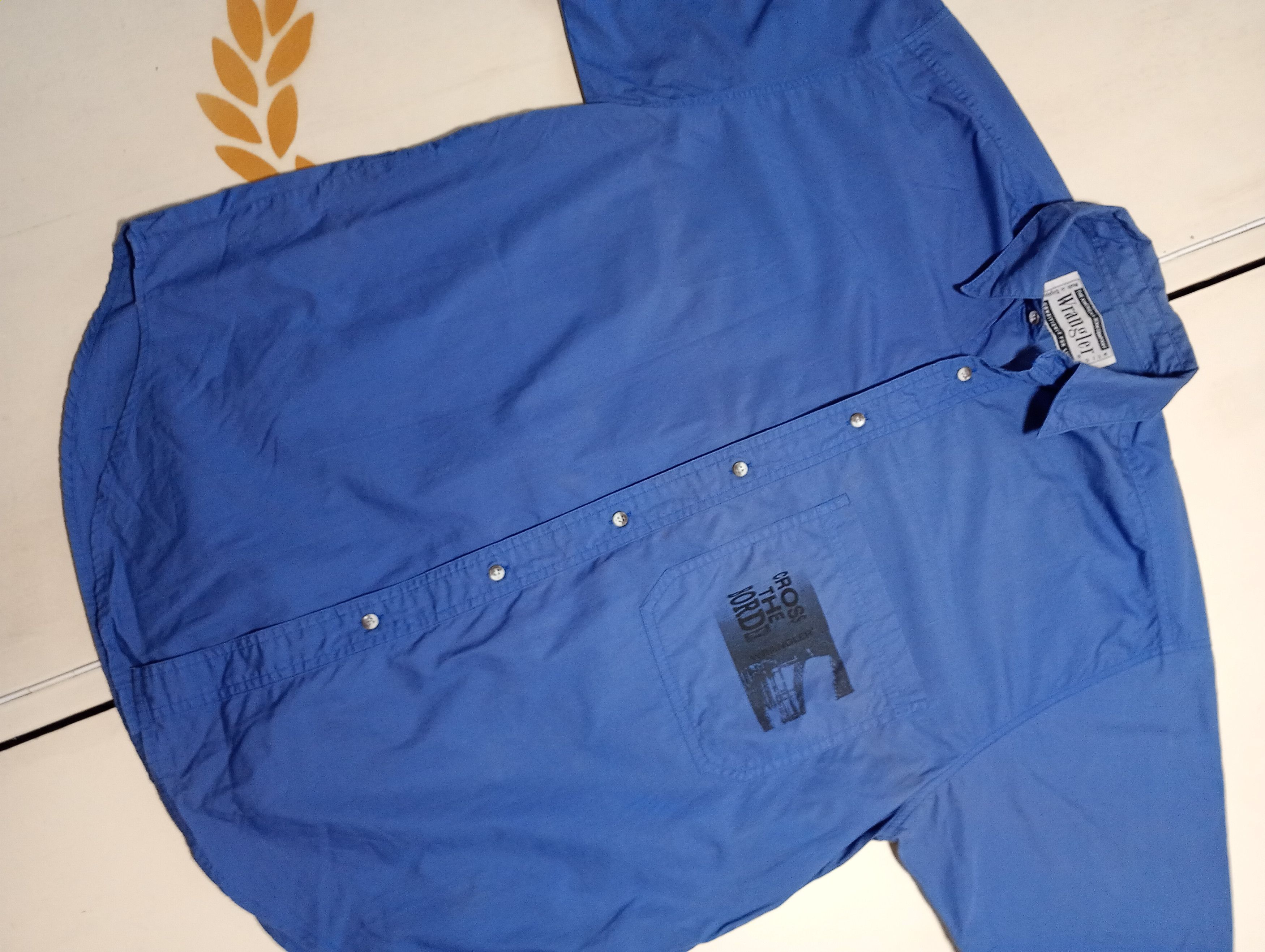 Wrangler Wrangler Cross The Border Short Sleeve Shirt 80's Size US M / EU 48-50 / 2 - 3 Thumbnail
