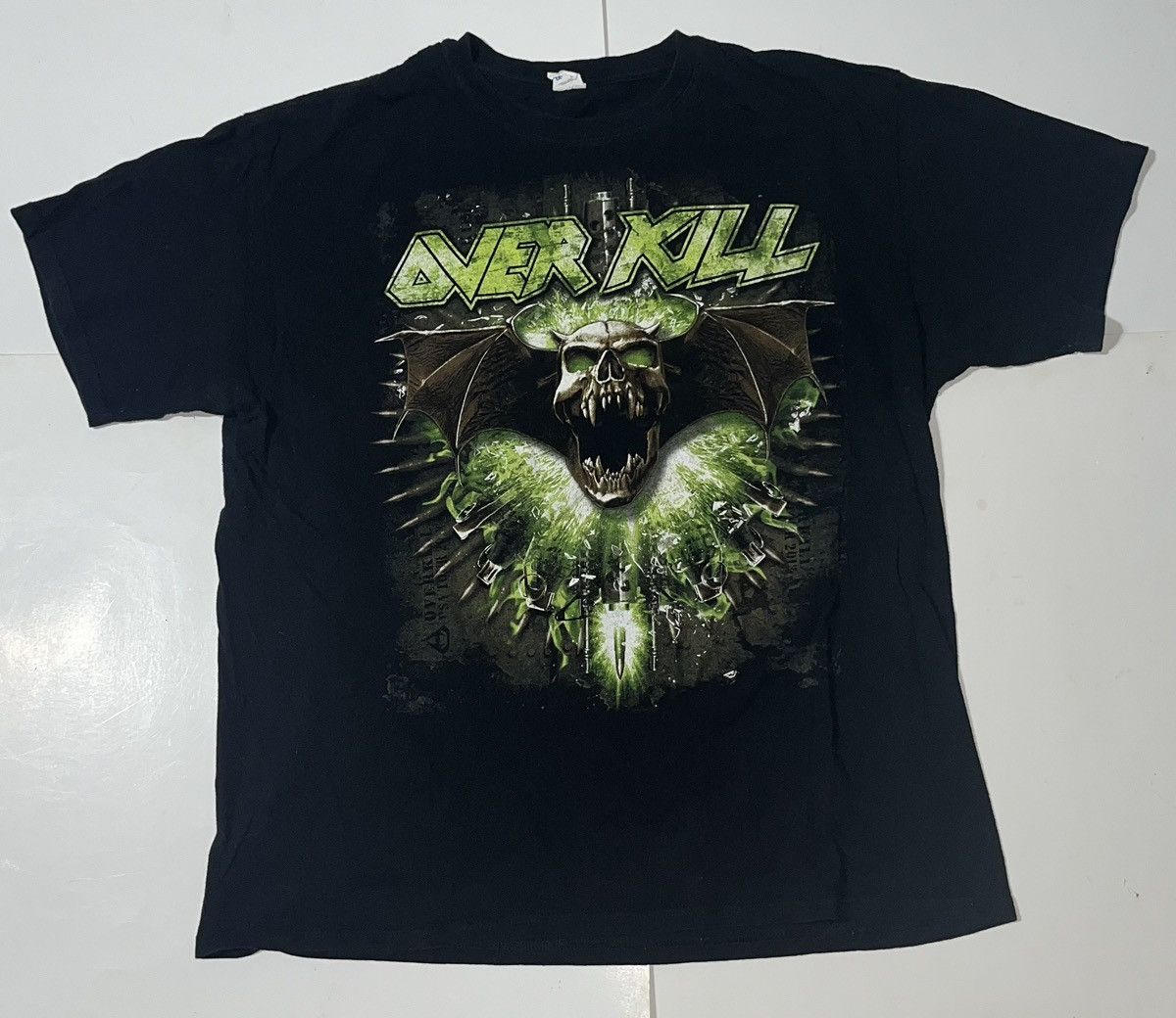 Band Tees Overkill 2013 Official Tour Shirt Size US XL / EU 56 / 4 - 1 Preview