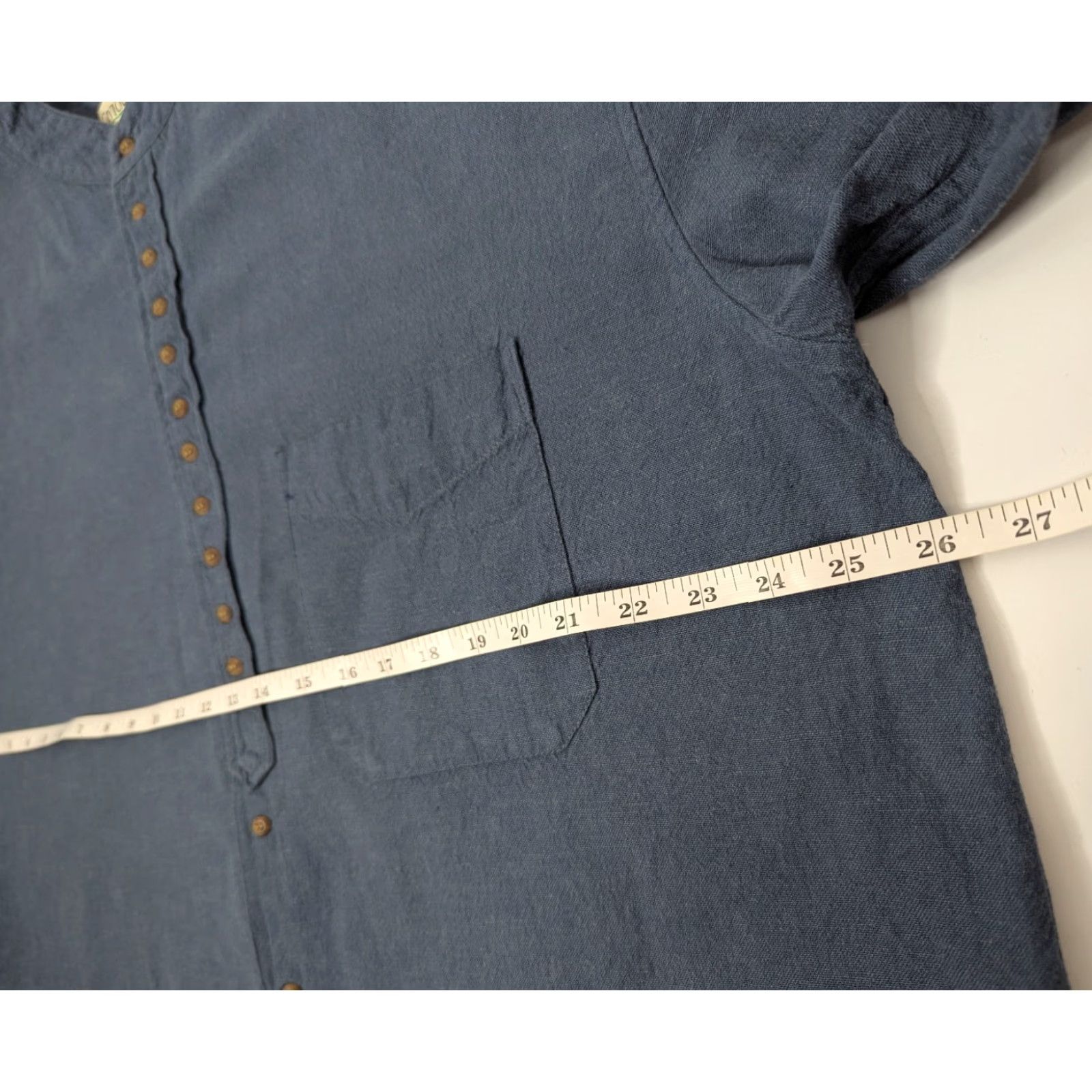 Vintage Civilian Shirt Mens 2XL Blue Long Sleeve Button-Up Pocket Vintage? No. Size US XXL / EU 58 / 5 - 6 Thumbnail