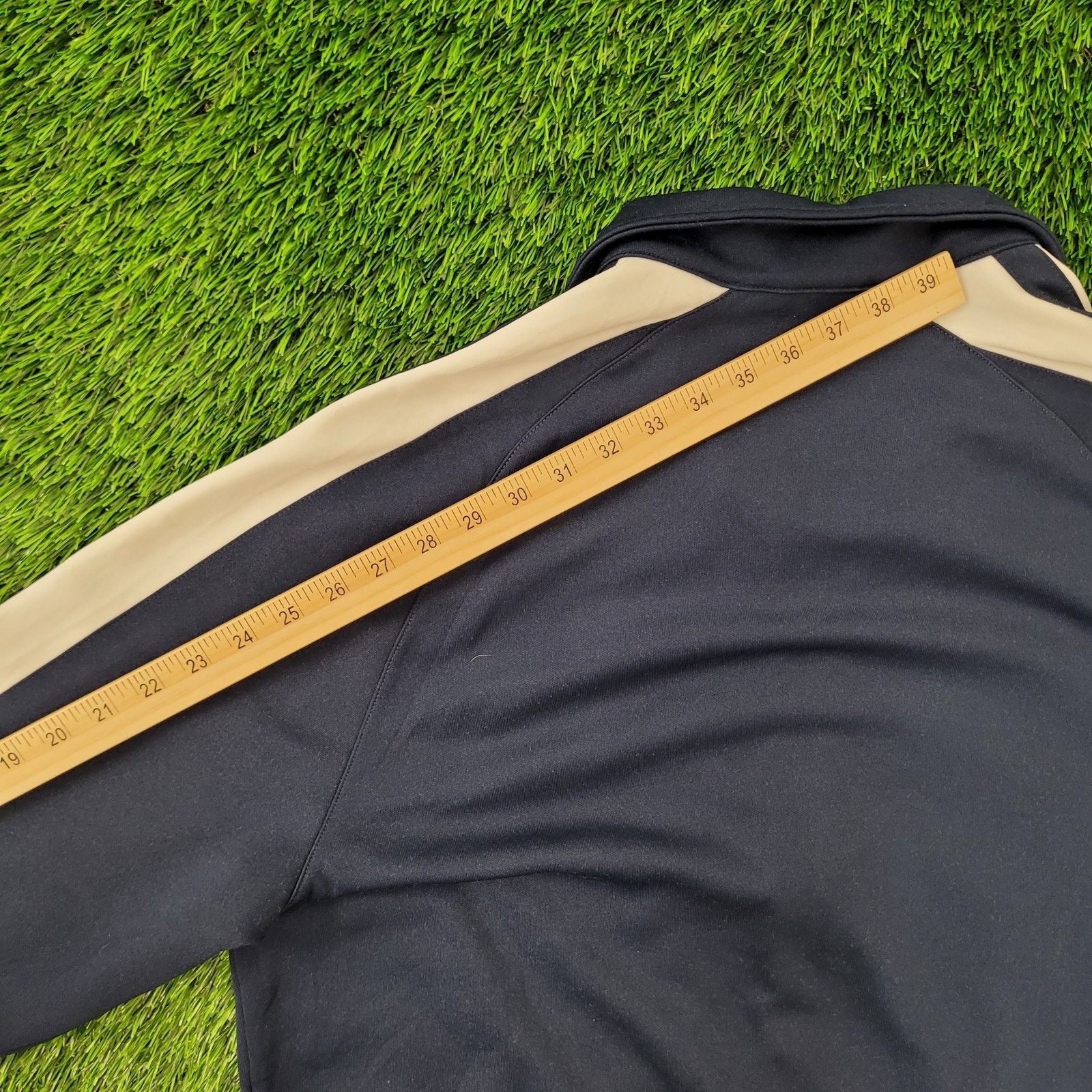 Nike Vintage Y2K NIKE Track Jacket XL Navy White Shoulder Stripe Size US XL / EU 56 / 4 - 7 Thumbnail