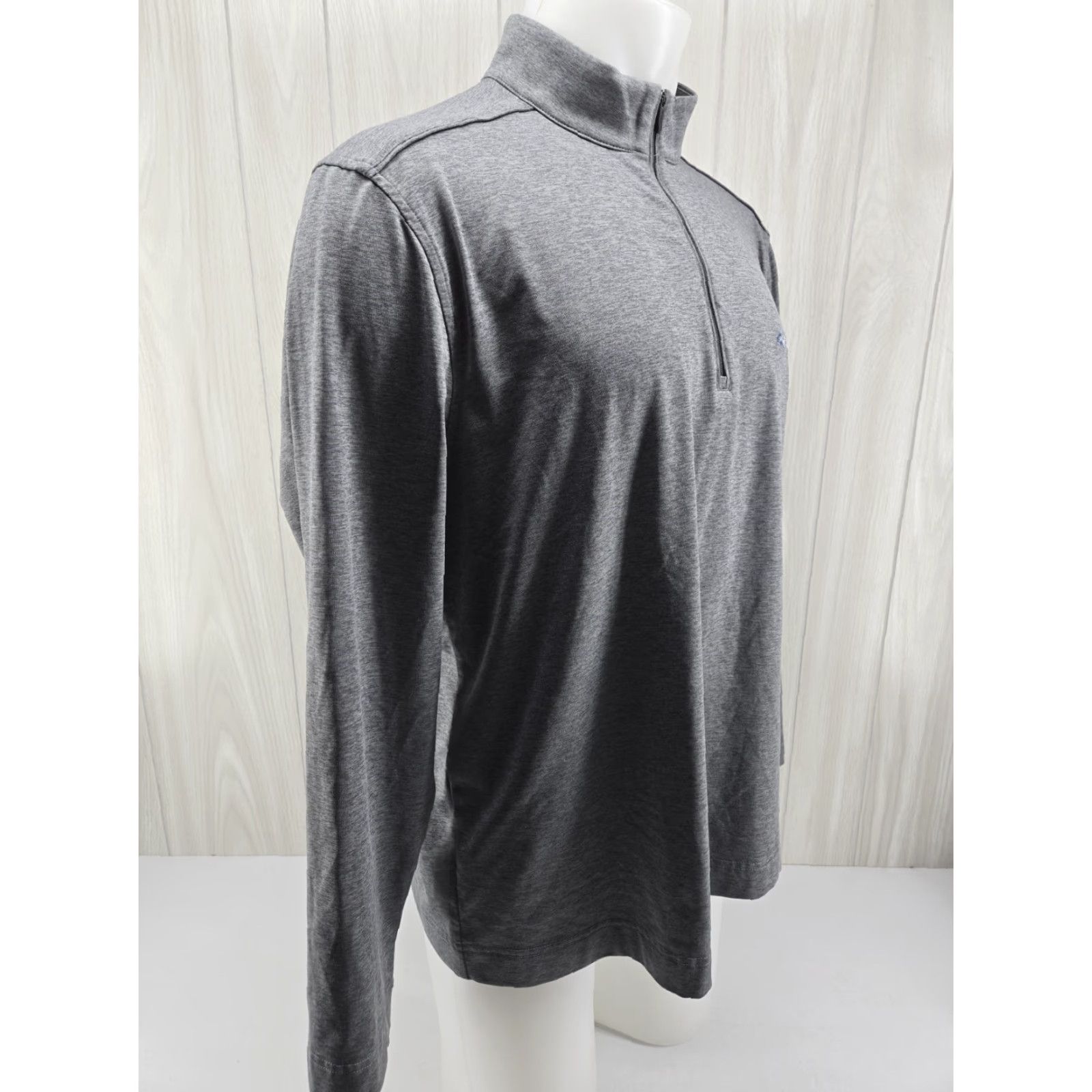 Vintage Greg Norman Mens Large Gray 1/4 Zip Long Sleeve Shirt Pullover Casual Sport Outdoor Golf Hiking Walking 1/4 Zip Size US L / EU 52-54 / 3 - 6 Thumbnail