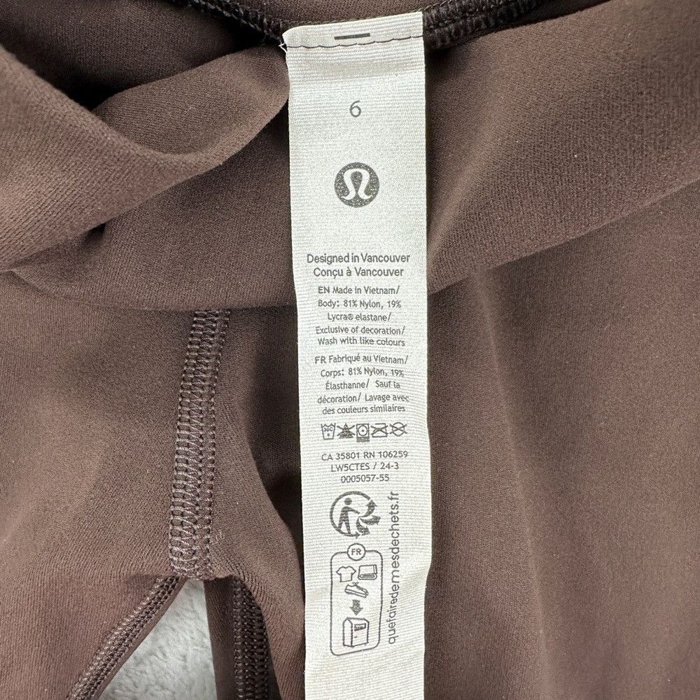 Lululemon Lululemon NWT Brown Align HR Pant 28" Women's Size 6 LW5TES Size 28" / US 6 / IT 42 - 7 Thumbnail