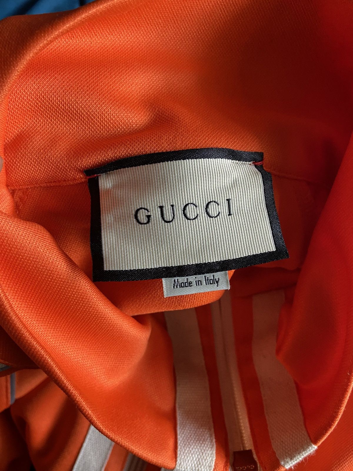Gucci Gucci Mens Orange Track Jacket fits size Small/Medium Size US M / EU 48-50 / 2 - 8 Thumbnail
