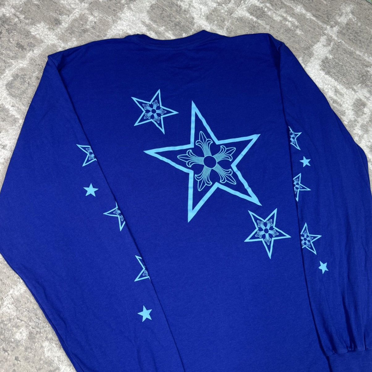 Chrome Hearts Stars logo long sleeve tee shirt Size US XL / EU 56 / 4 - 4 Thumbnail