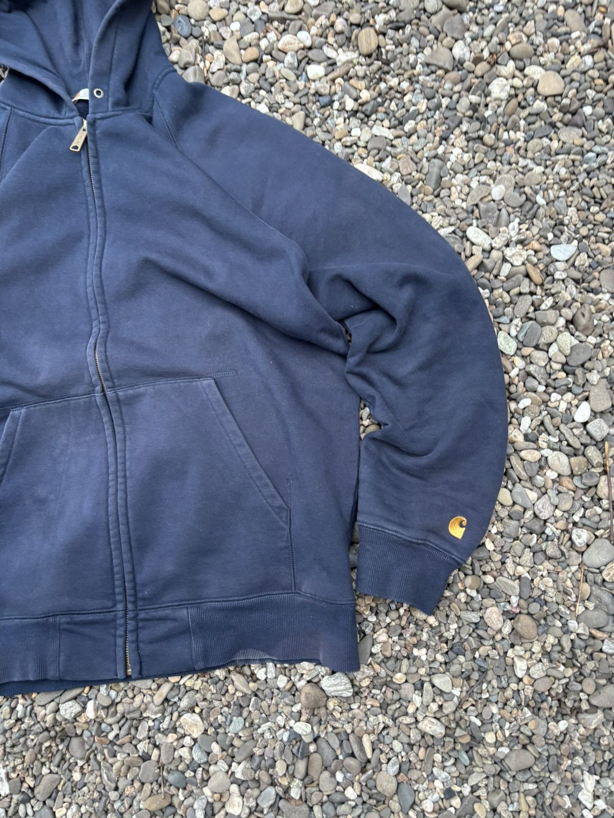Carhartt × Carhartt Wip Carhartt WIP Hooded Chase Jacket Navy XXL Size US XXL / EU 58 / 5 - 3 Thumbnail