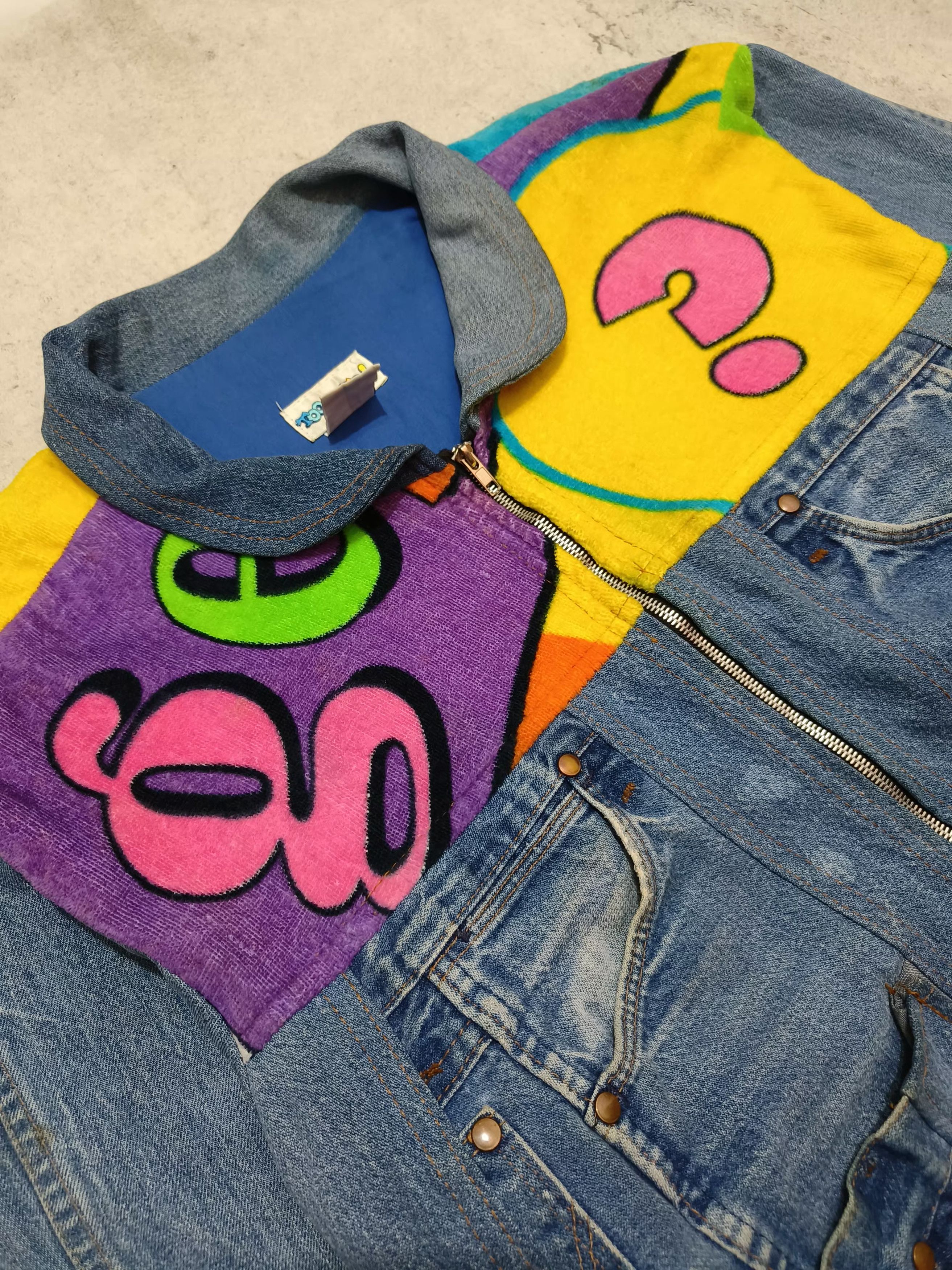 Too Cute Guetta Bros. Vintage GOOFY TOO CUTE Guetta Bros Disney Denim Jean Jacket Size US XL / EU 56 / 4 - 4 Thumbnail