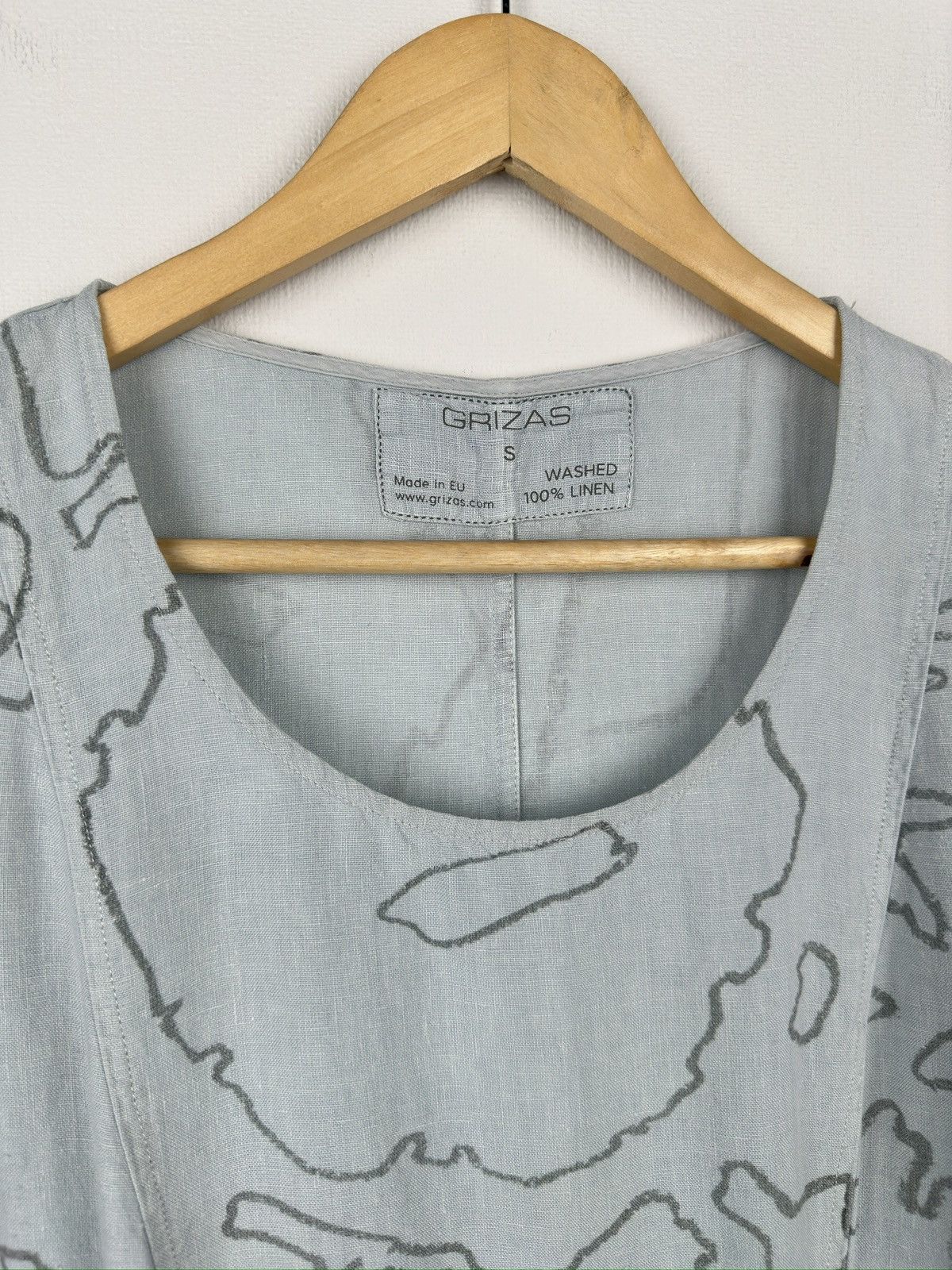 Other GRIZAS Washed 100% Linen Short Sleeve Dress Size S / US 4 / IT 40 - 3 Thumbnail