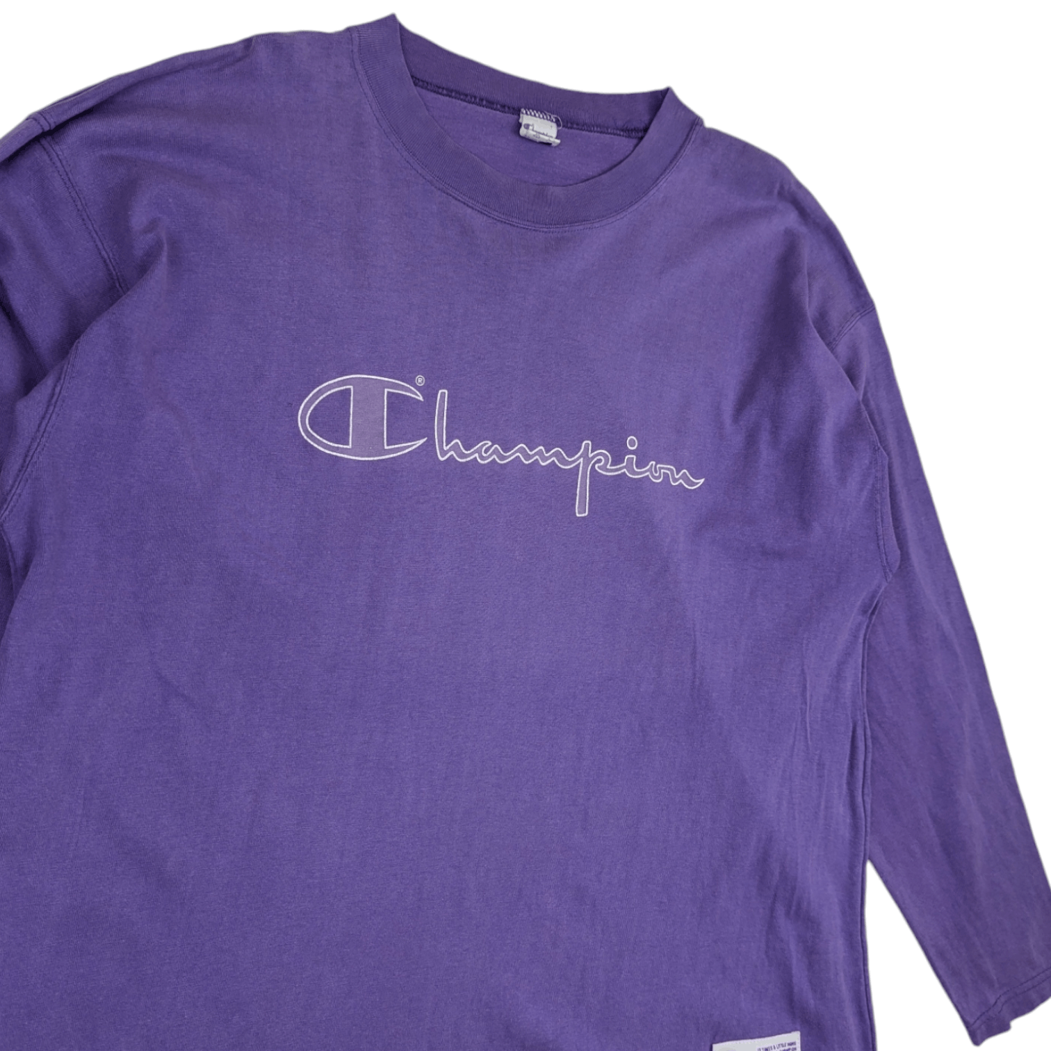 Champion 2000's CHAMPION Big Spell Out Logo Long Sleeve T-Shirt Size US L / EU 52-54 / 3 - 5 Thumbnail