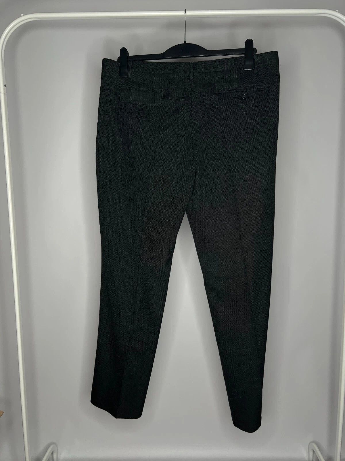 Ted Baker Ted Baker London Black Men's Flat Front Dress Pants Chino Size US 38 / EU 54 - 7 Thumbnail
