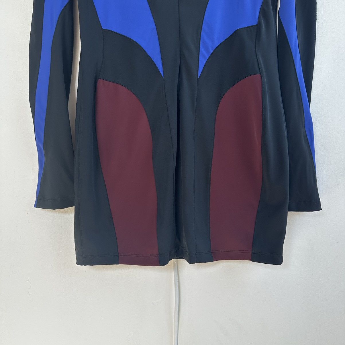 H&M × Mugler Mugler x H&M Spiral Paneled Mini Dress Size L / US 10 / IT 46 - 13 Thumbnail