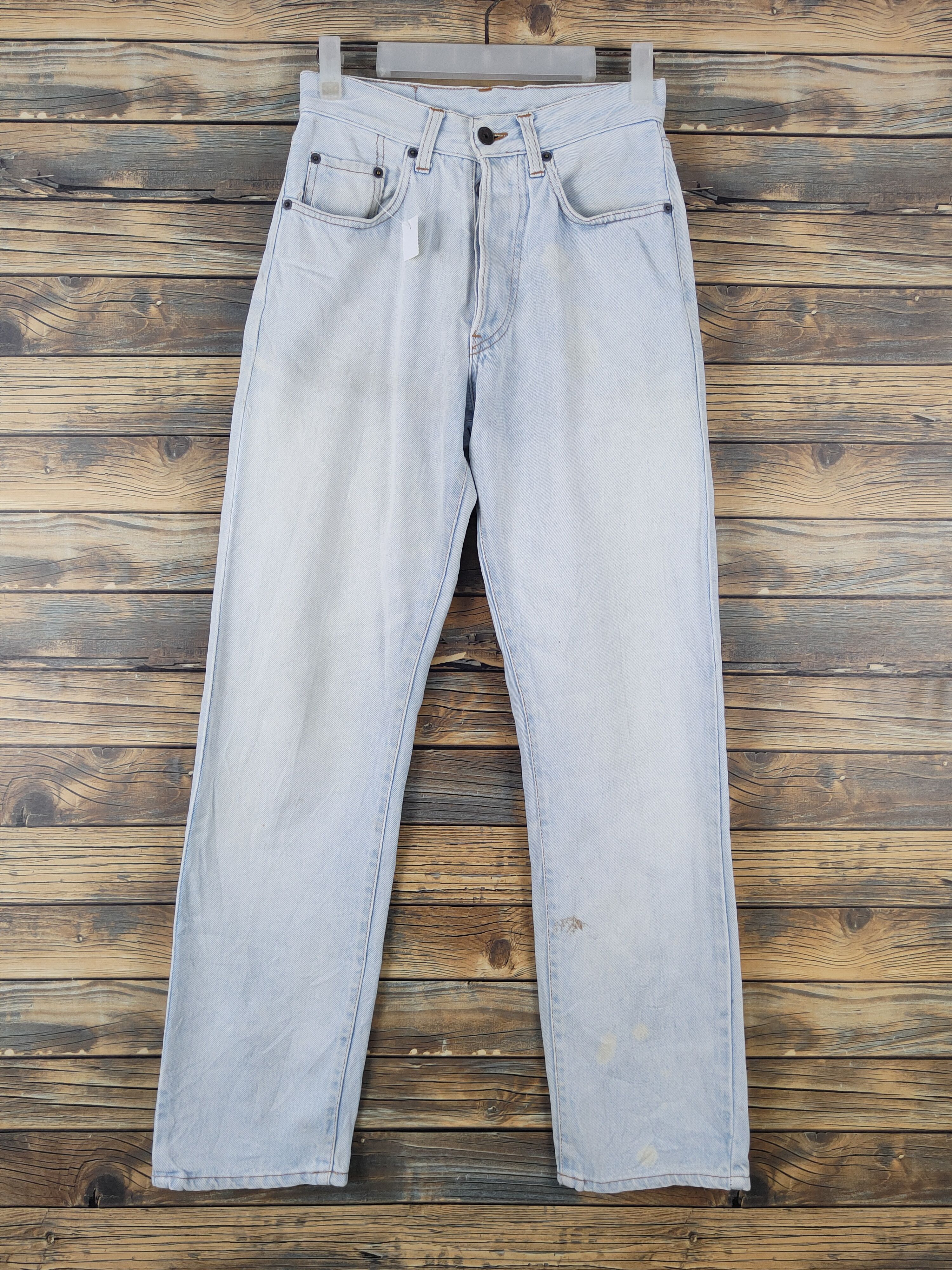 Vintage Liberto made in italy faded denim Ripped Jeans #W1987 Size US 27 - 1 Thumbnail