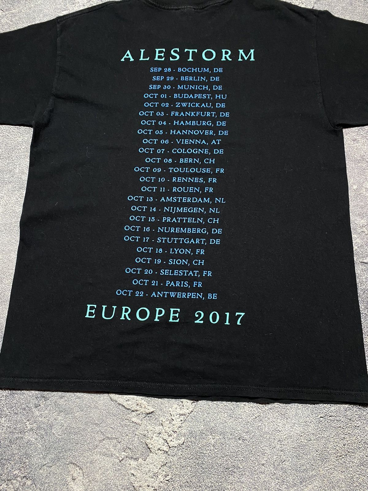 Band Tees ALESTORM Sea rabbit tour tshirt Size US L / EU 52-54 / 3 - 10 Thumbnail