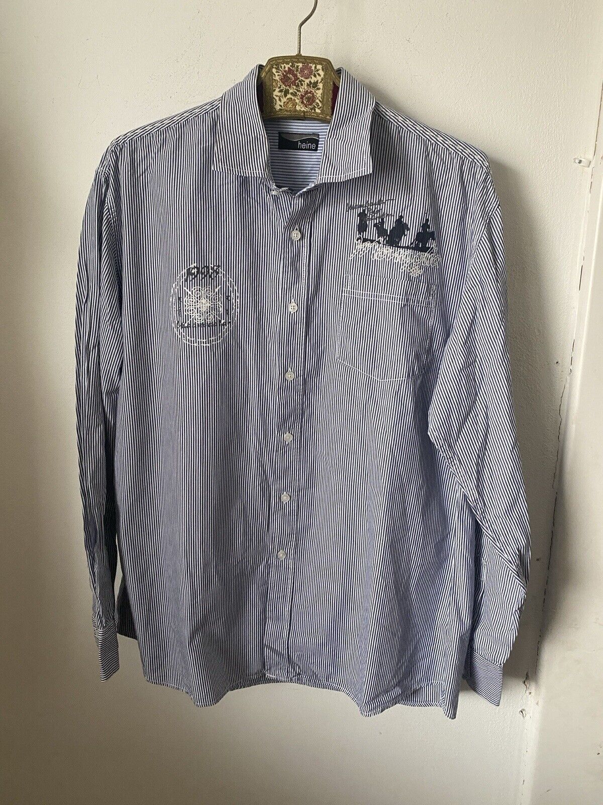 Other Heine Mens Shirt Casual Size 43/44 A25 Size US L / EU 52-54 / 3 - 1 Thumbnail
