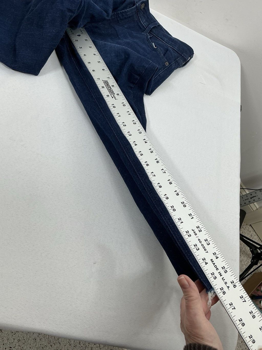 Old Navy Womans Excellent Old Navy Super Skinny Ankle Blue Jeans 12 Size 34" / US 12 / IT 48 - 7 Thumbnail