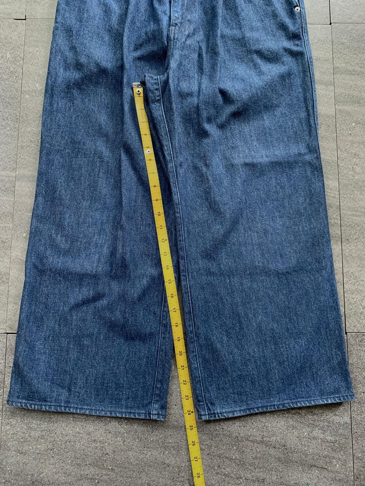 Auralee FREE TAX! Hard Twist Wideleg Denim Jeans Size US 32 / EU 48 - 16 Thumbnail