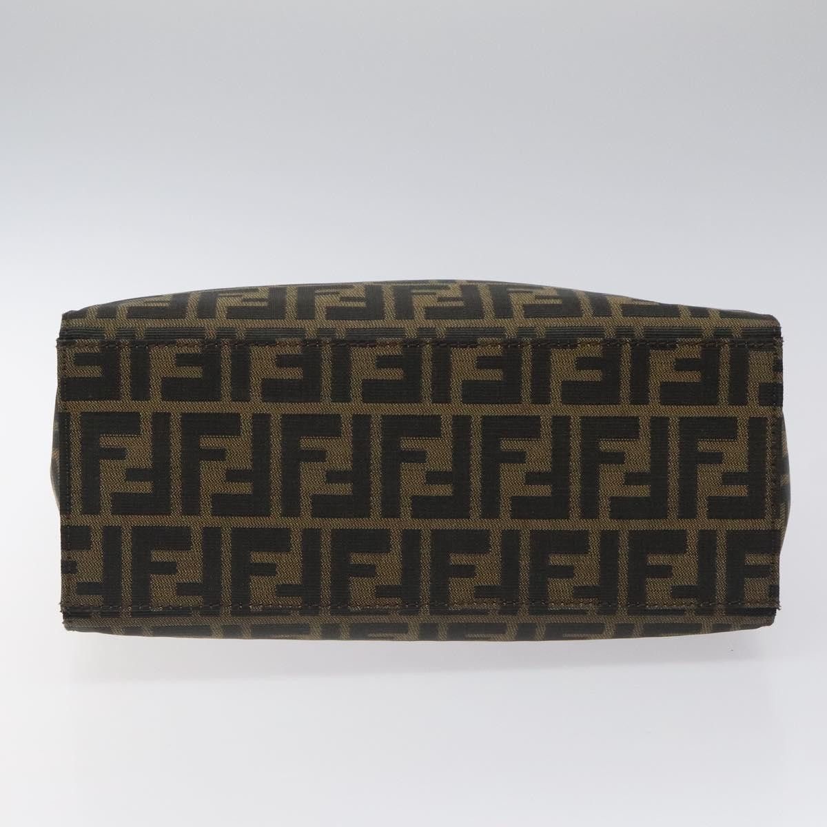 Fendi FENDI Zucca Canvas Mamma Baguette Tote Bag Black Brown Size ONE SIZE - 9 Thumbnail