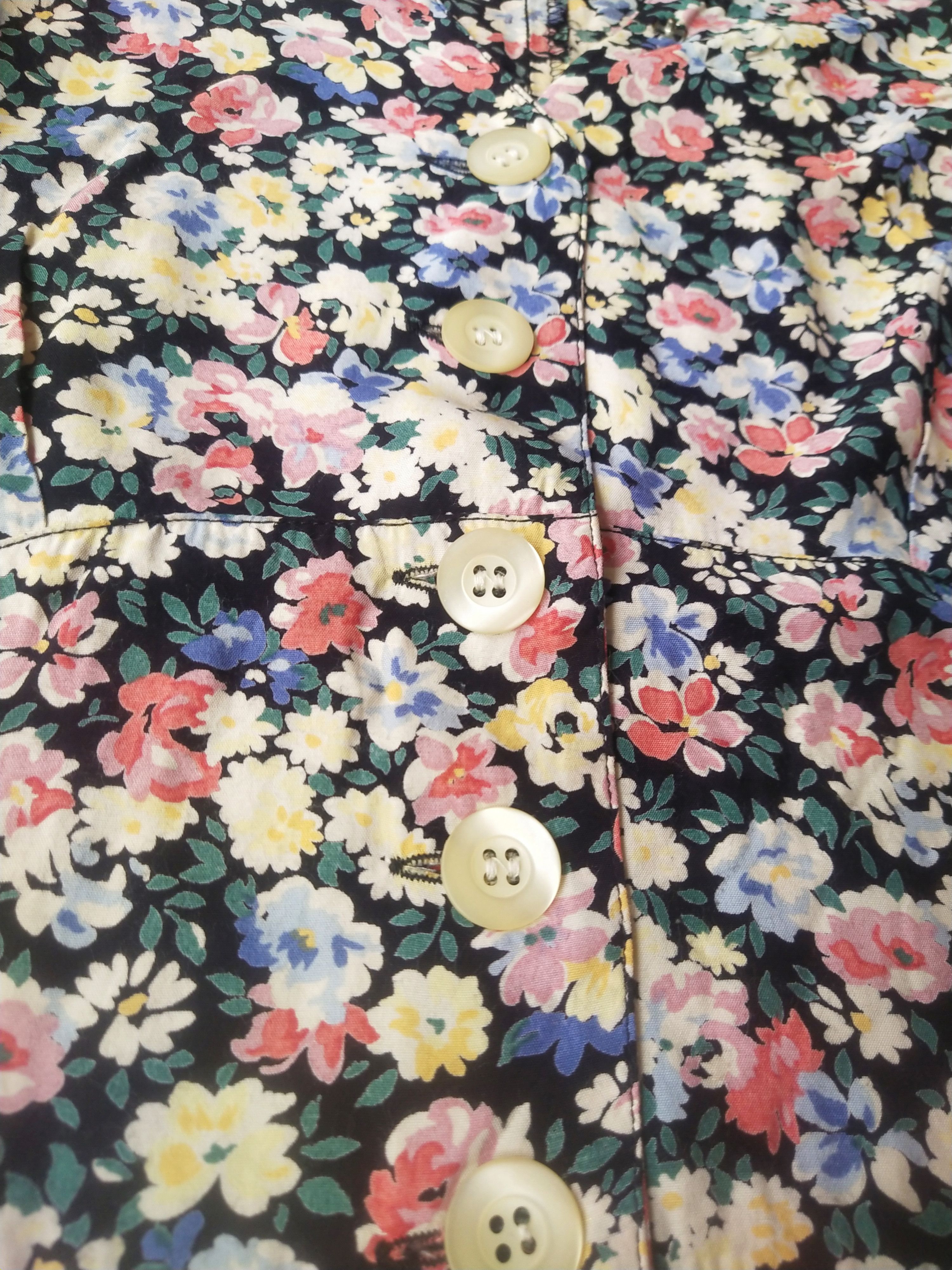 Gerard Darel Vintage 90s Gerard Darel Floral Button Down Tea Dress France Size M / US 6-8 / IT 42-44 - 4 Thumbnail
