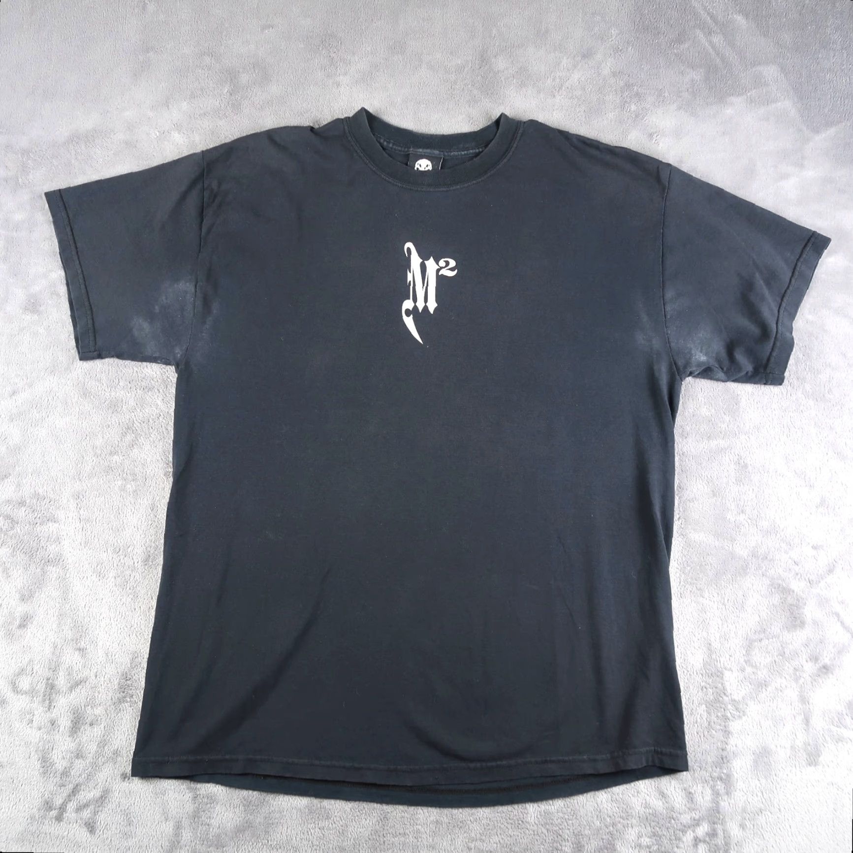 Vintage VINTAGE Y2K MILITIA Motorsports Masked Skull Men’s Hip Hop T-Shirt XL Size US XL / EU 56 / 4 - 2 Thumbnail