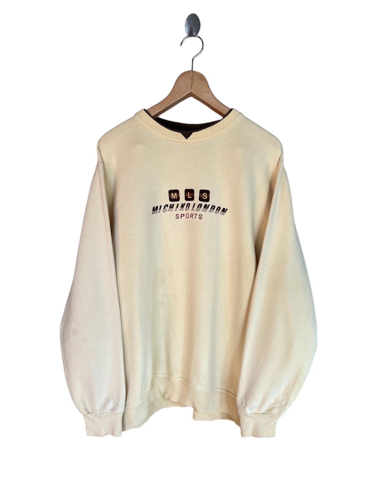 Michiko Koshino × Michiko Koshino London Michiko London Sports Spell Out Sweatshirt Size US M / EU 48-50 / 2 - 1 Thumbnail