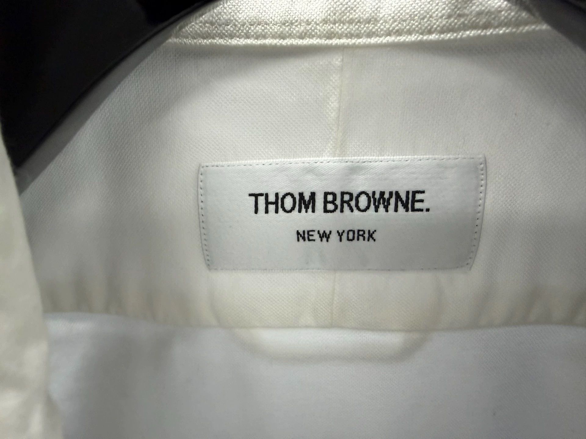 Thom Browne TB 3-Color Arm Stripe White Oxford Shirt Size 2 Size US M / EU 48-50 / 2 - 3 Thumbnail